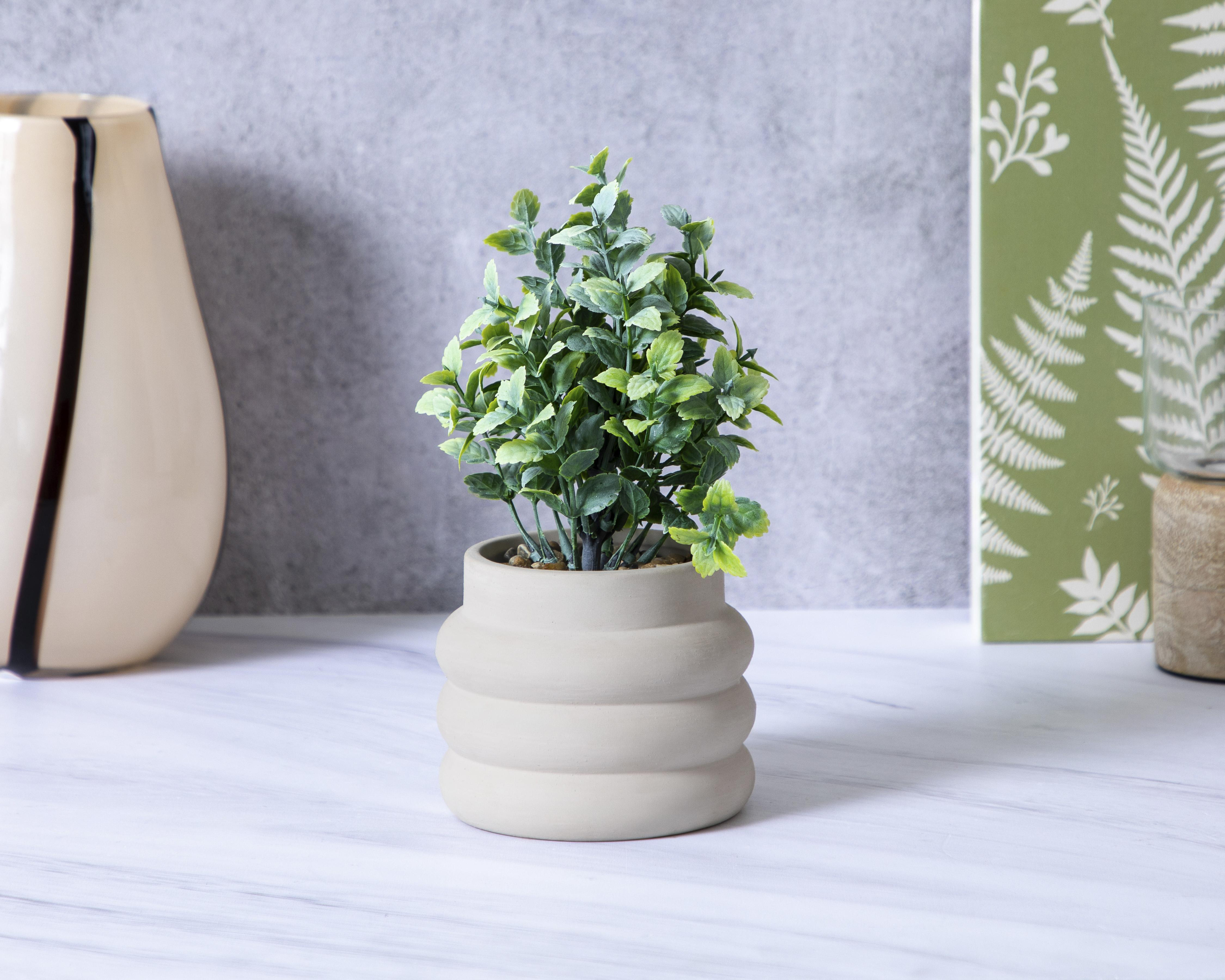 Foto 5 pulgar | Planta Artificial con Maceta Starhaus 22.5 cm