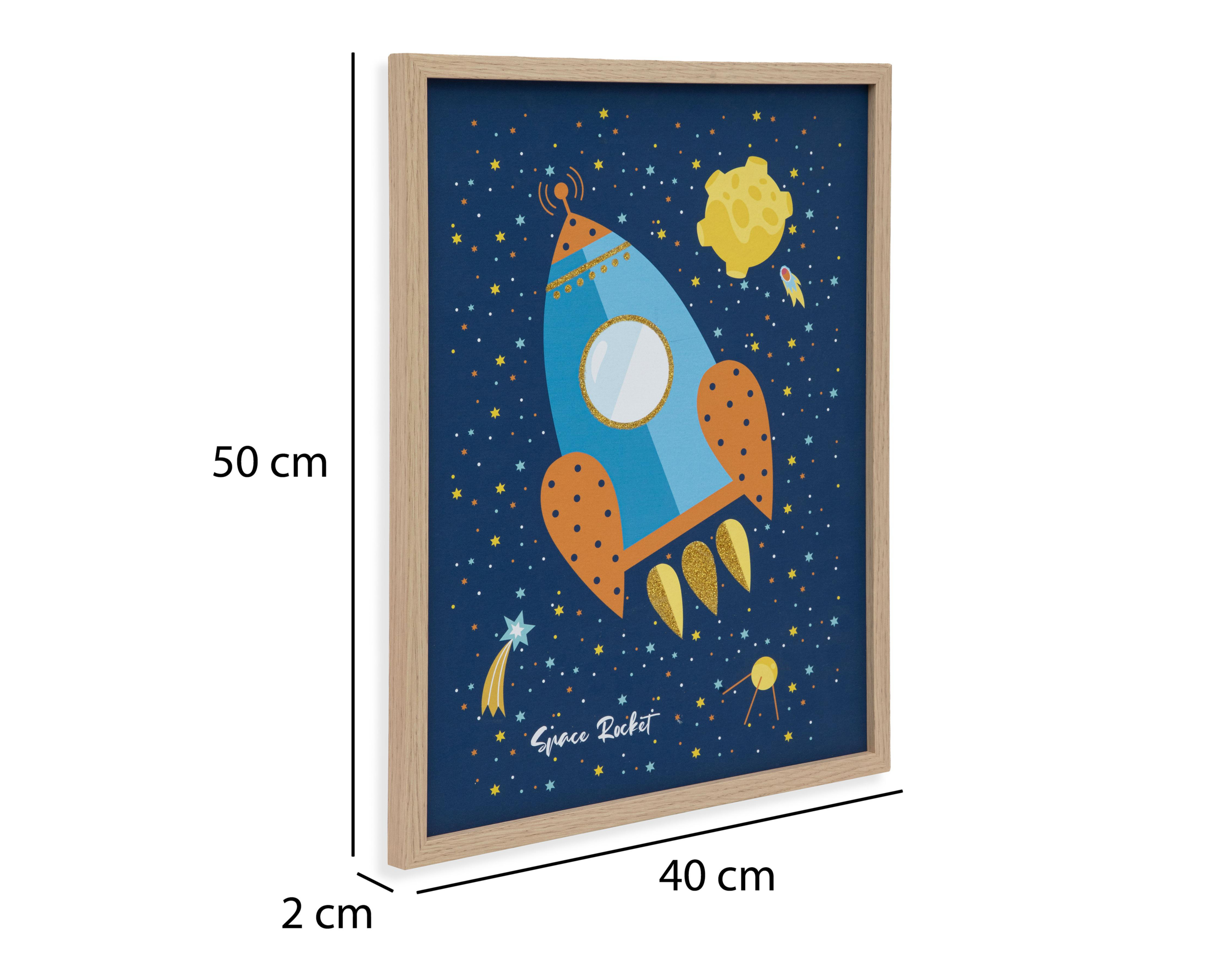 Foto 6 pulgar | Cuadro Decorativo Saturno Starhaus
