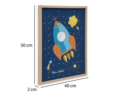 Foto 5 | Cuadro Decorativo Saturno Starhaus