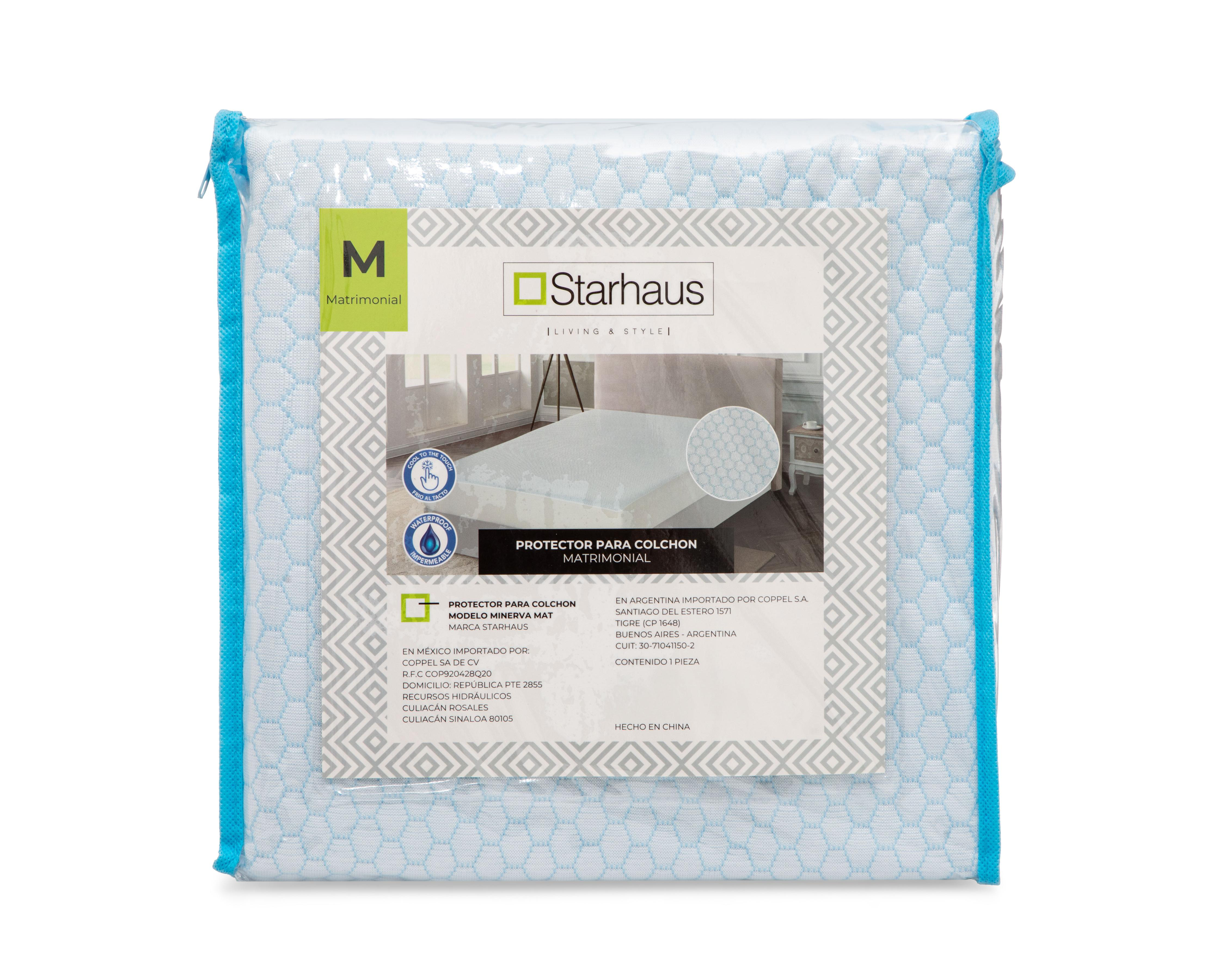 Foto 4 | Protector de Colchón Impermeable Starhaus Matrimonial