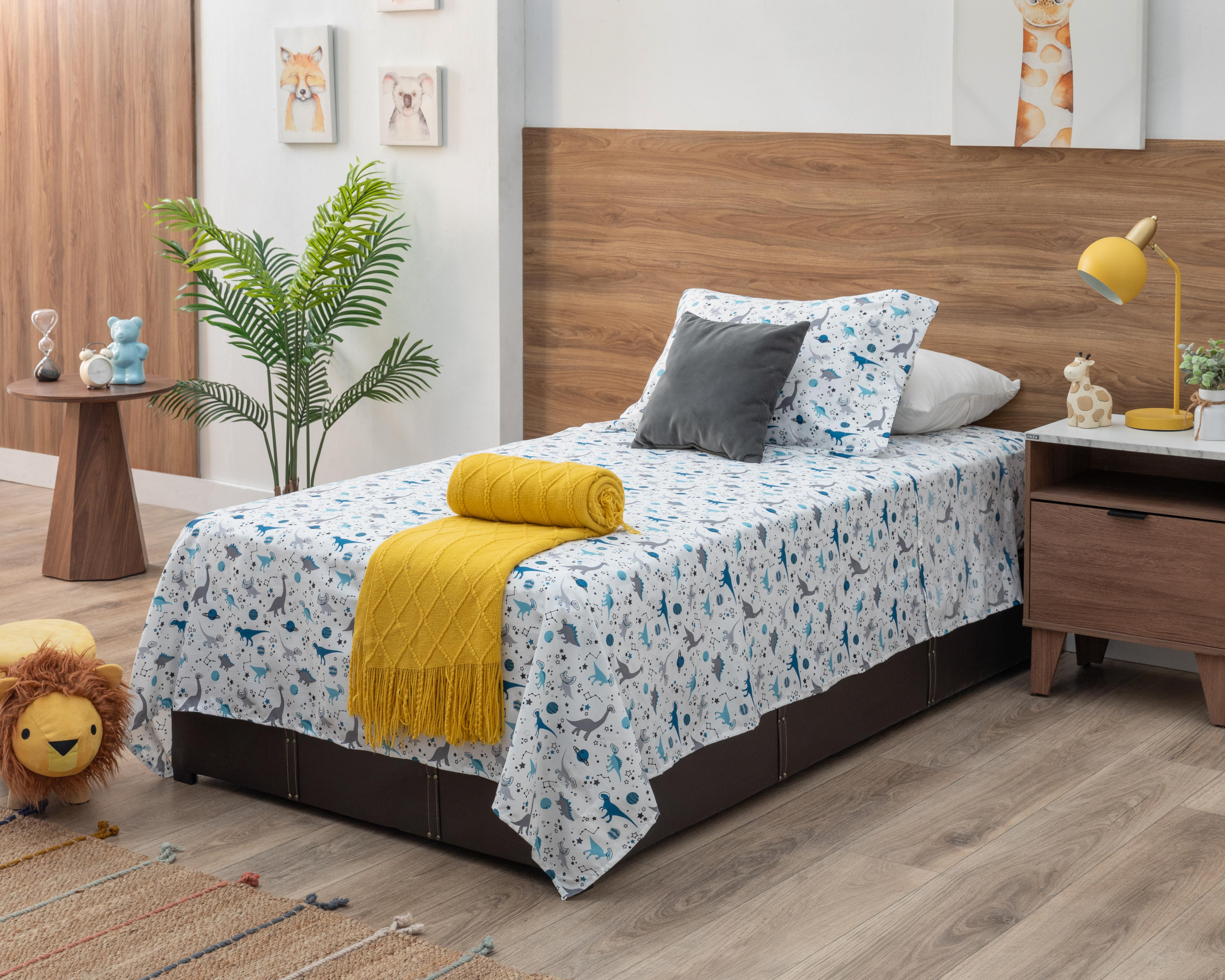 Sábana Individual con Fundas para Almohada Starhaus Dino 3 Piezas $259