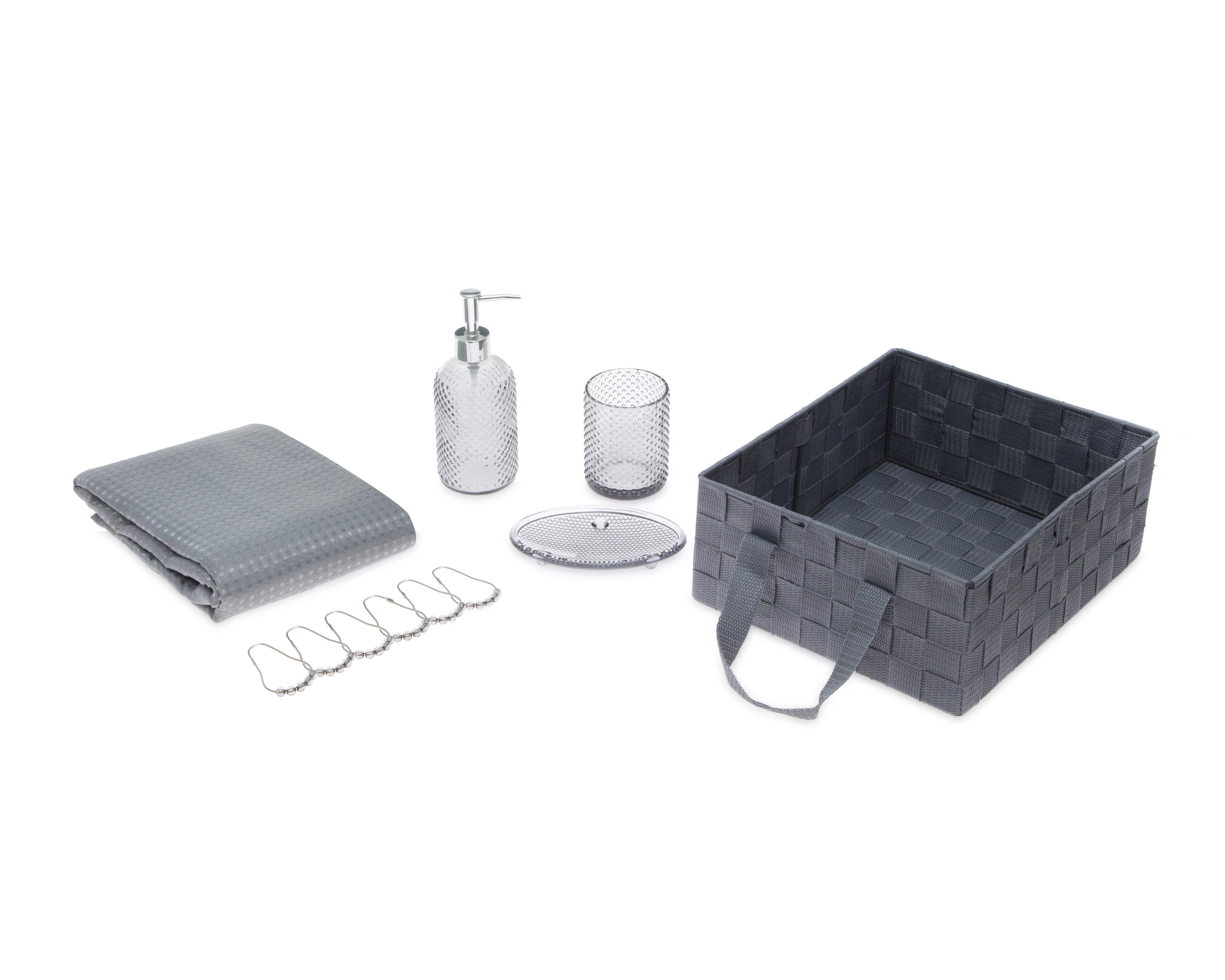 Foto 1 | Accesorios de Baño Starhaus Gris 5 Piezas