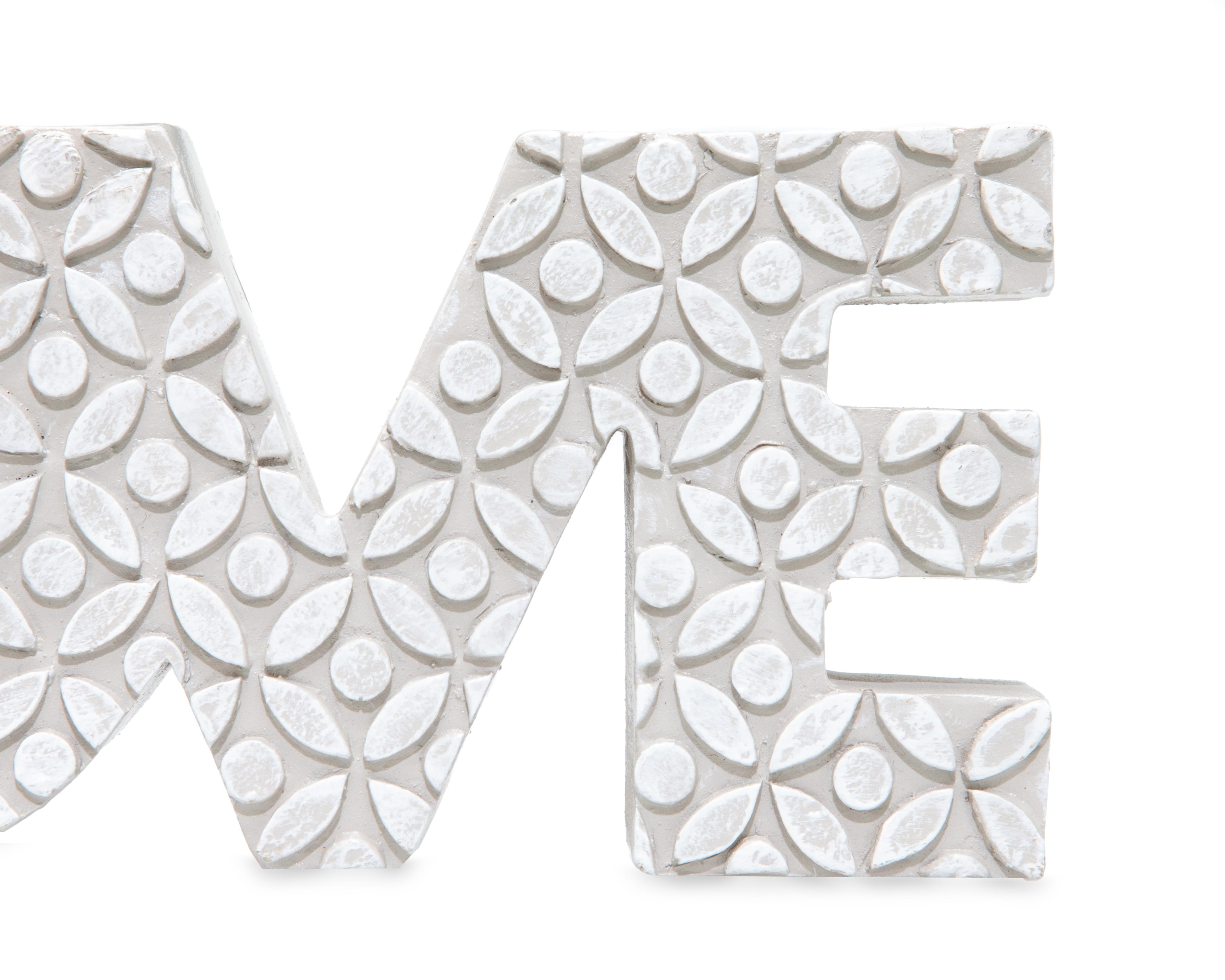 Foto 4 | Letrero Decorativo Love B de Resina