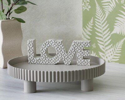 Foto 5 | Letrero Decorativo Love B de Resina