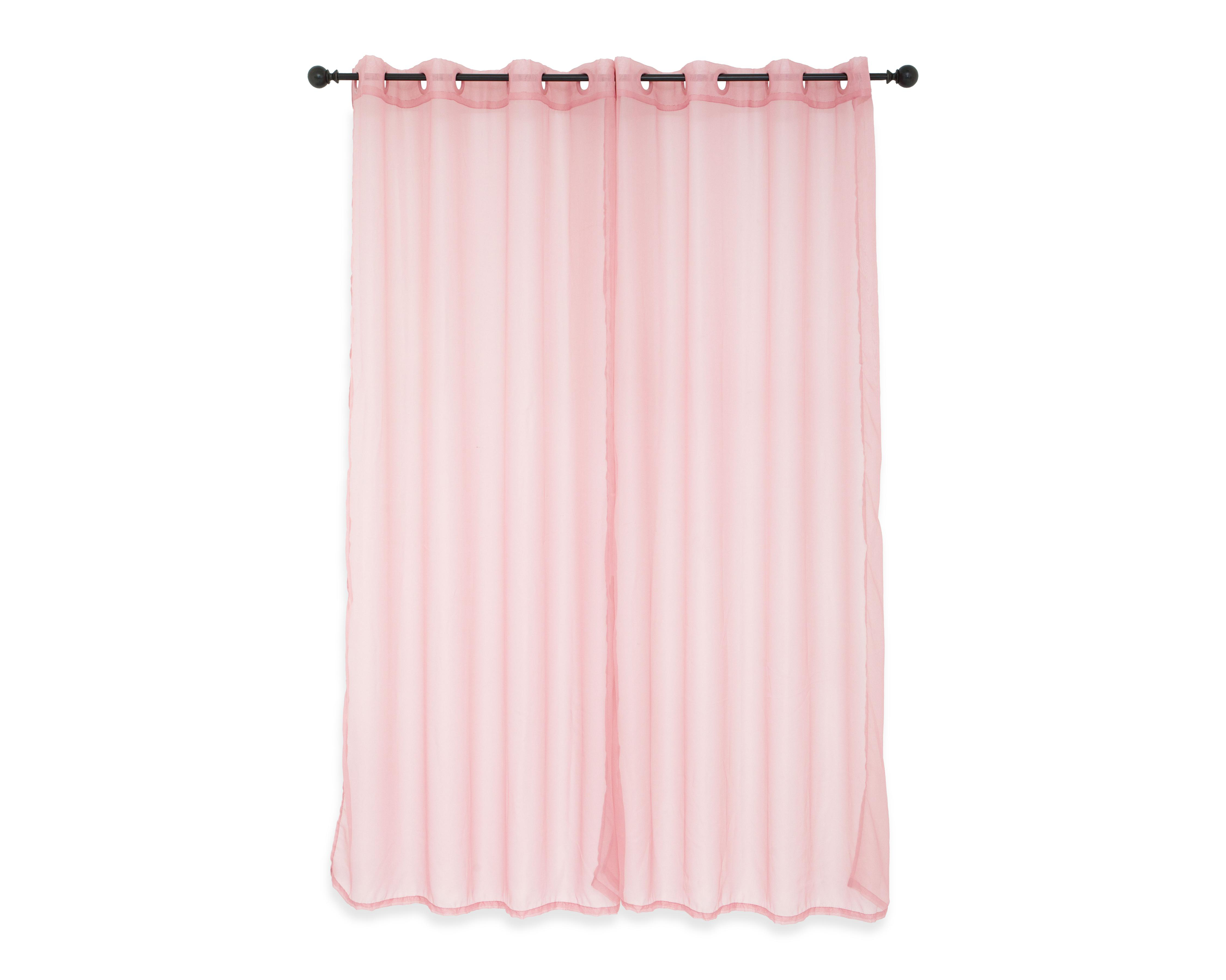 Foto 2 pulgar | Cortina Evelyn 140 x 225 cm Rosa