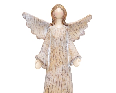 Foto 4 | Escultura Angelita de Resina