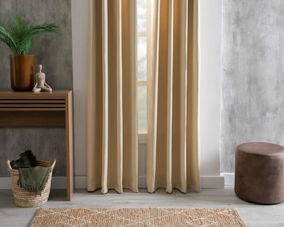 Foto 1 | Cortina Melo 137 x 225 cm Beige