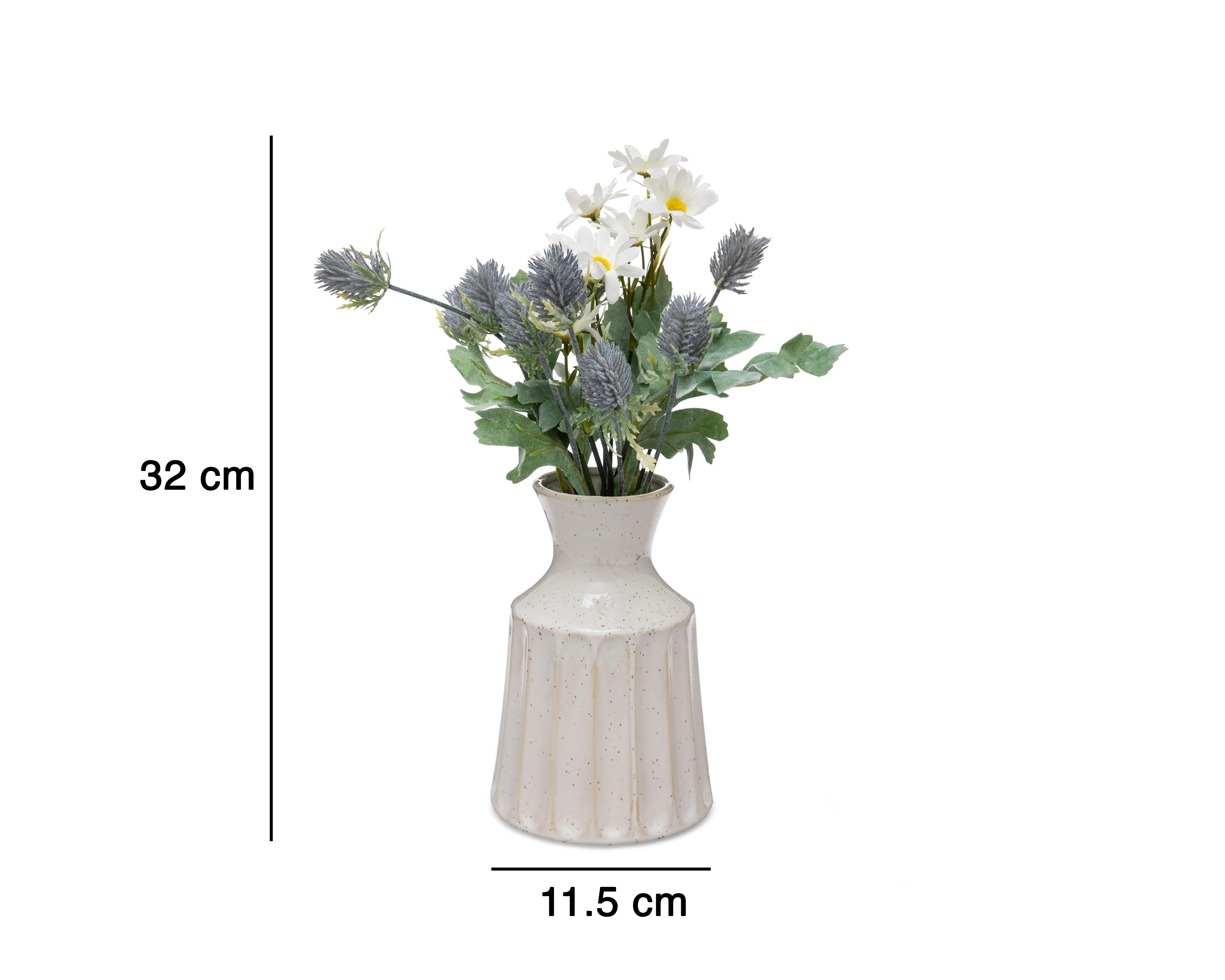 Foto 6 pulgar | Flores Artificiales con Florero Starhaus 32 cm