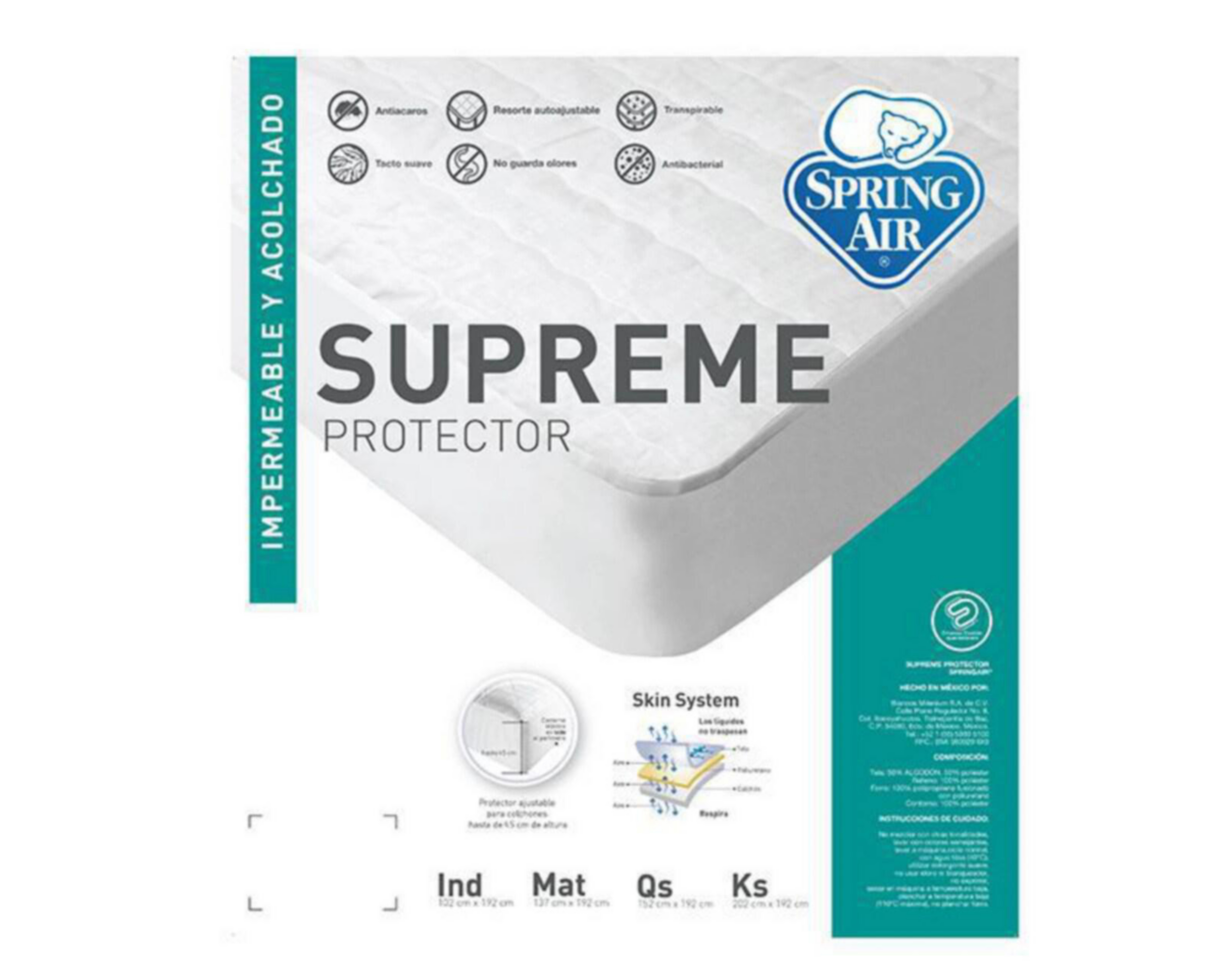 Foto 4 pulgar | Protector de Colchón Supreme Comfort Matrimonial