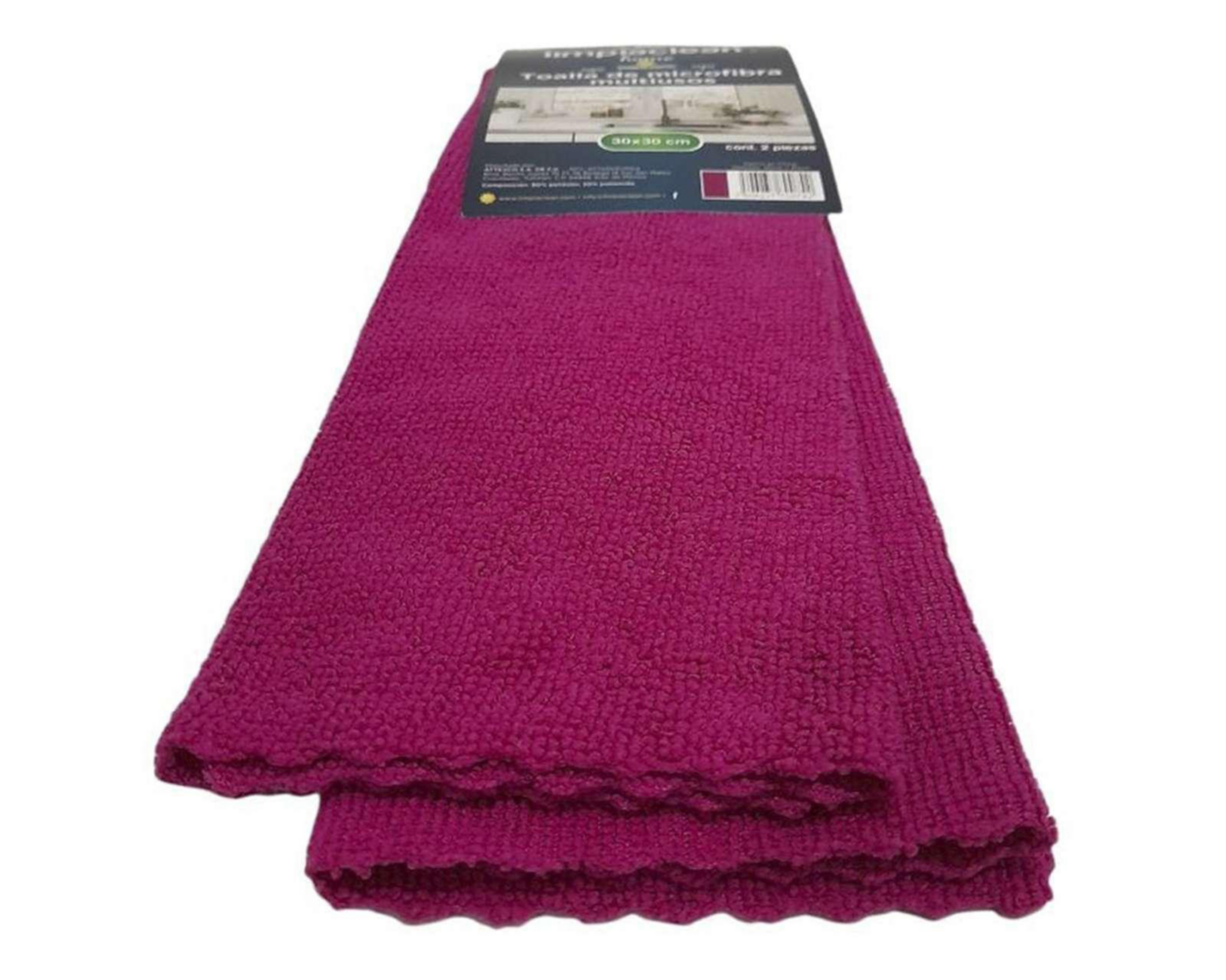 Foto 5 pulgar | Toalla de Cocina Limpiaclean Rosa 2 Piezas
