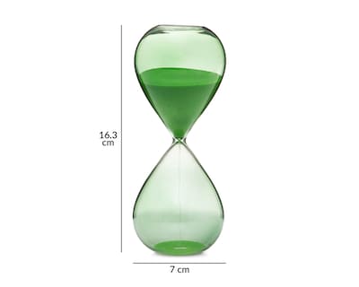 Foto 5 | Reloj de Arena Barclay de Vidrio