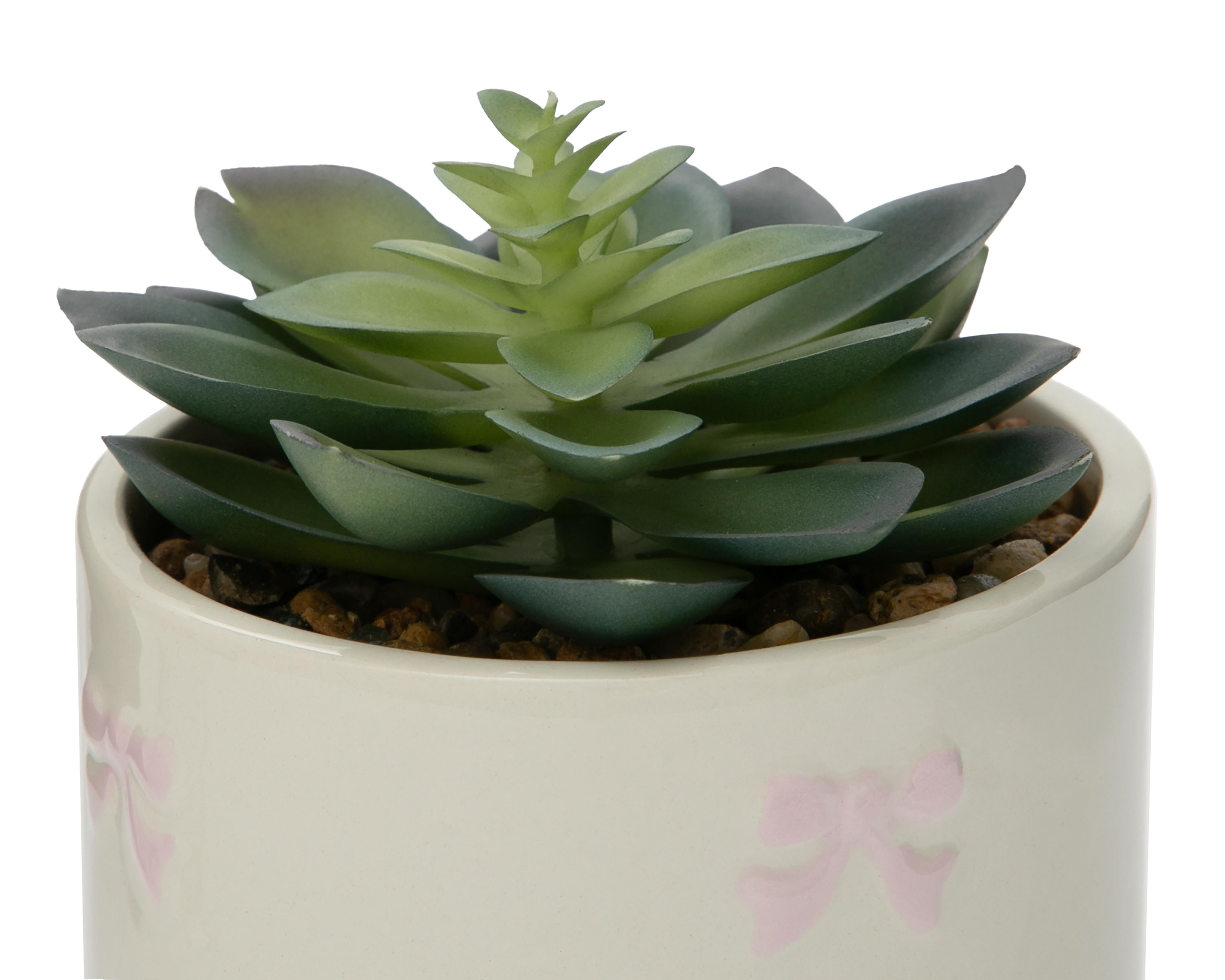Foto 4 pulgar | Suculenta Artificial con Maceta Starhaus 13 cm