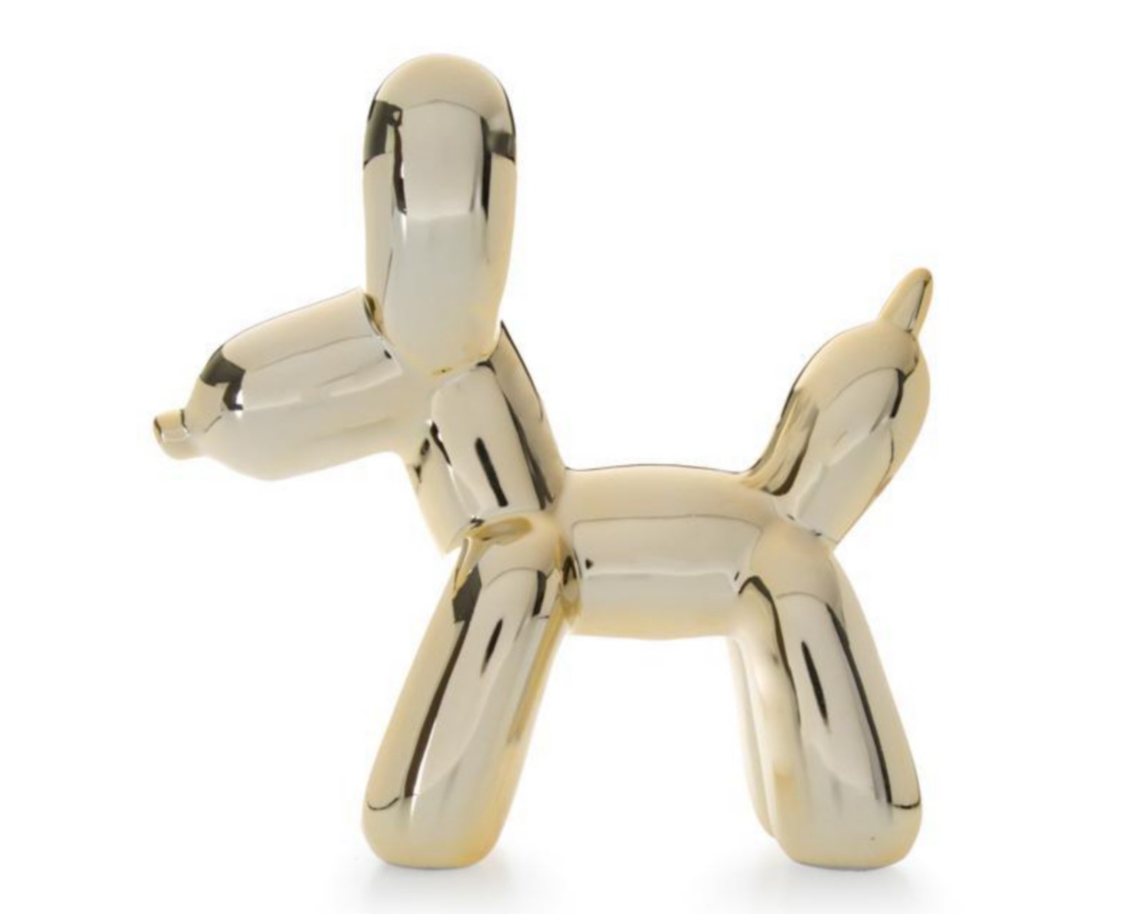 Foto 4 pulgar | Figura Decorativa Doggy Dorada