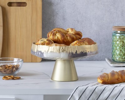 Foto 4 | Platón Decorativo Lina de Vidrio
