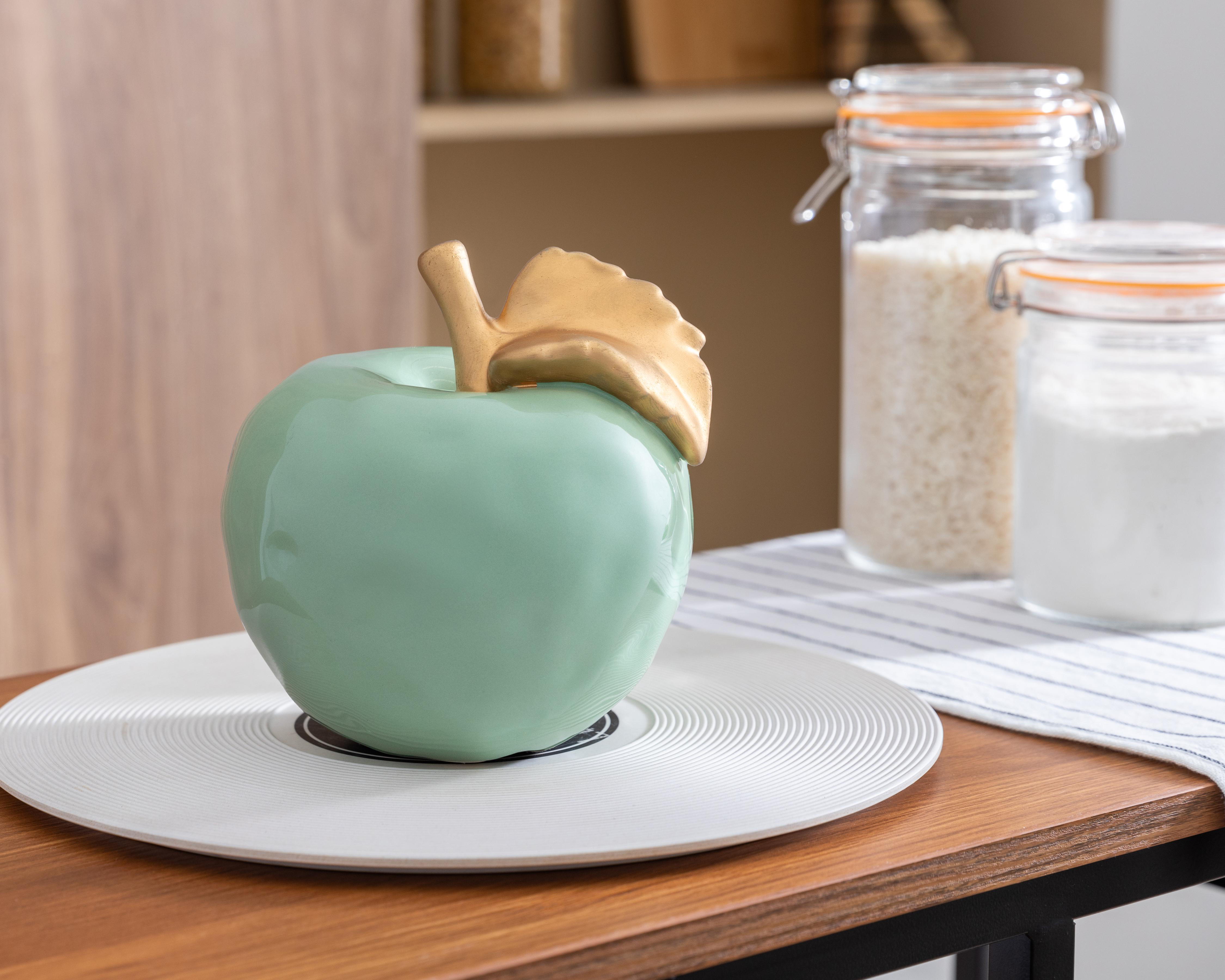 Foto 4 | Manzana Decorativa Apple Blue L de Cerámica