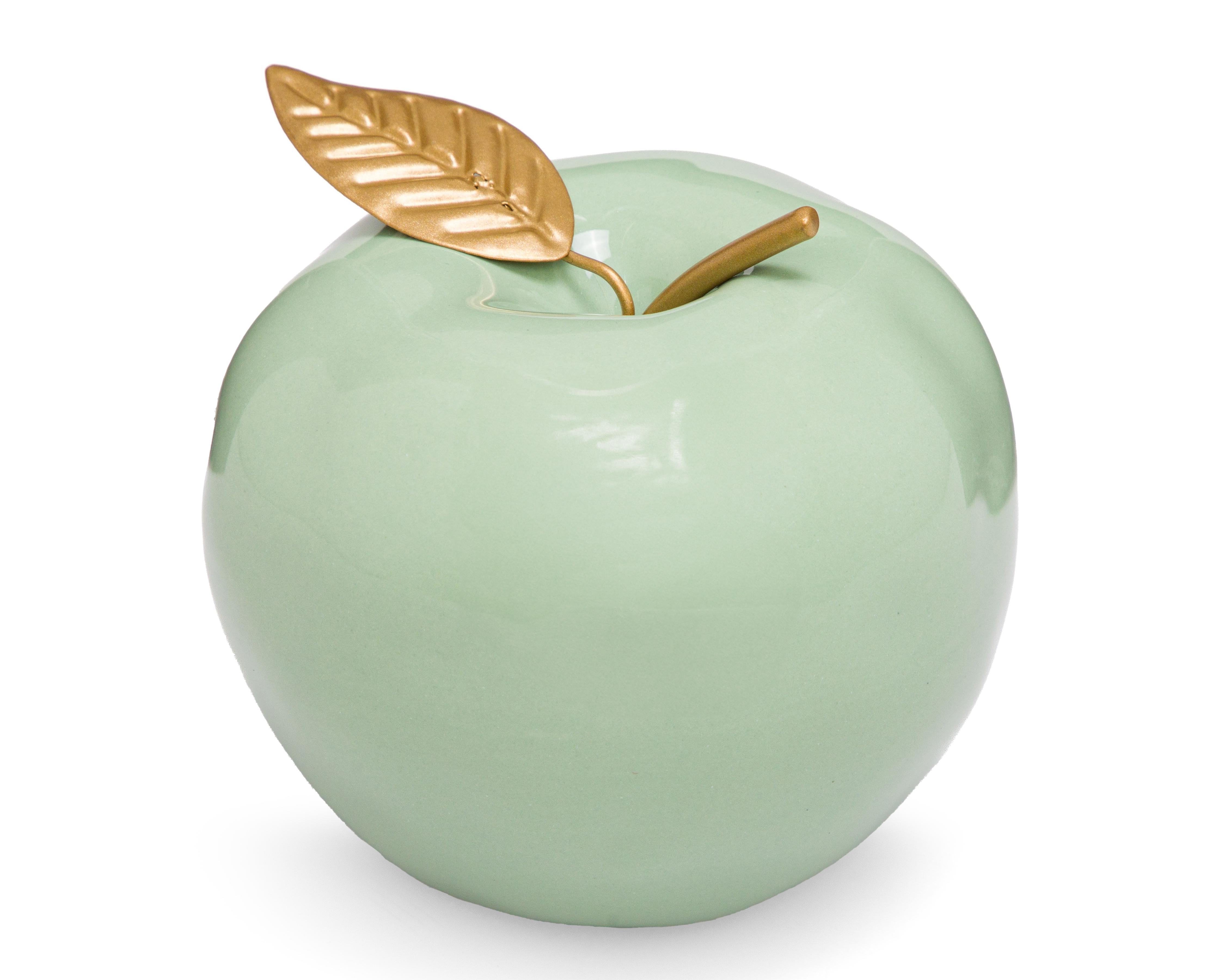 Foto 1 | Escultura de Manzana Apple Blue de Cerámica