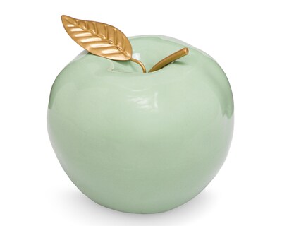 Foto 1 | Escultura de Manzana Apple Blue de Cerámica