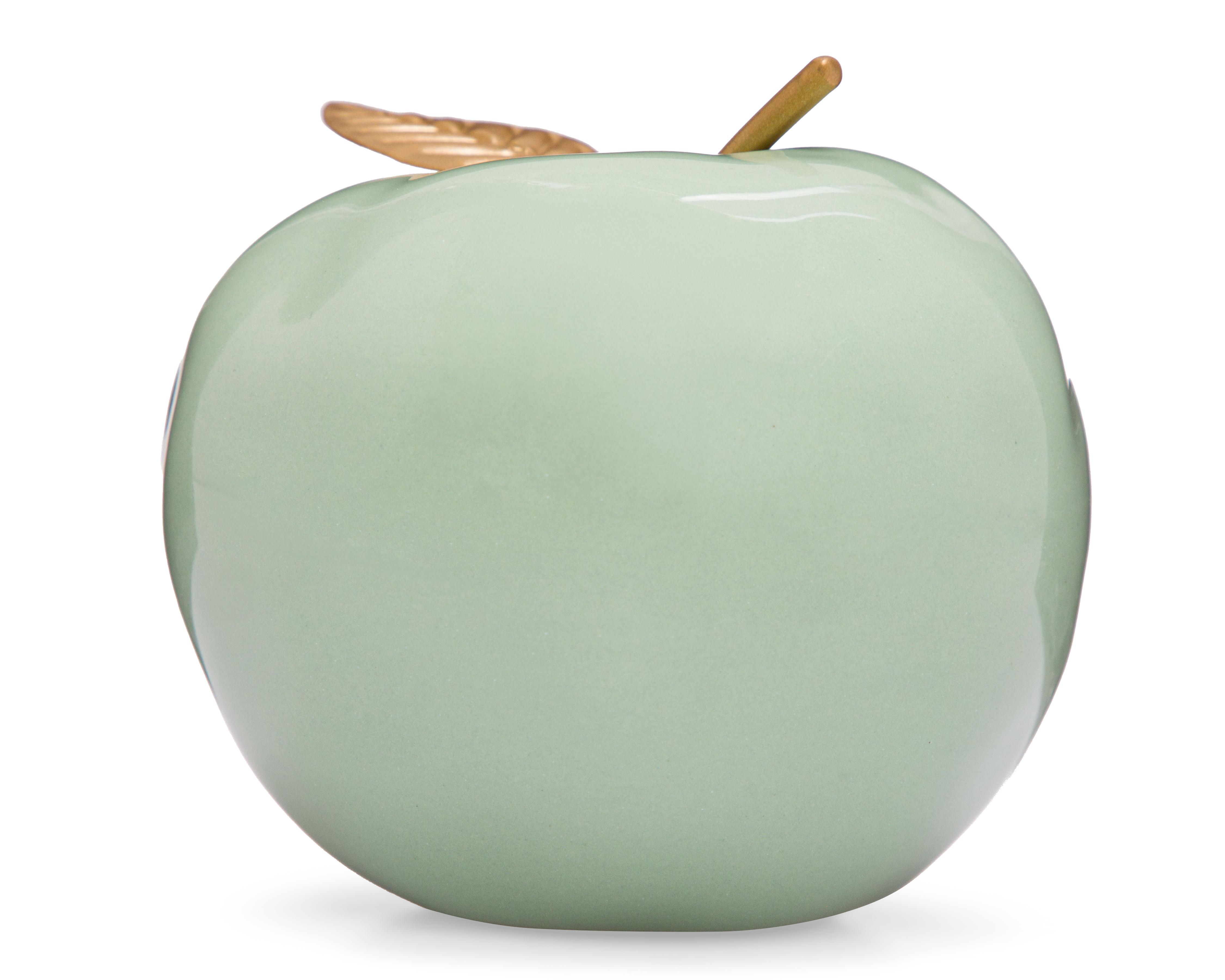 Foto 2 | Escultura de Manzana Apple Blue de Cerámica