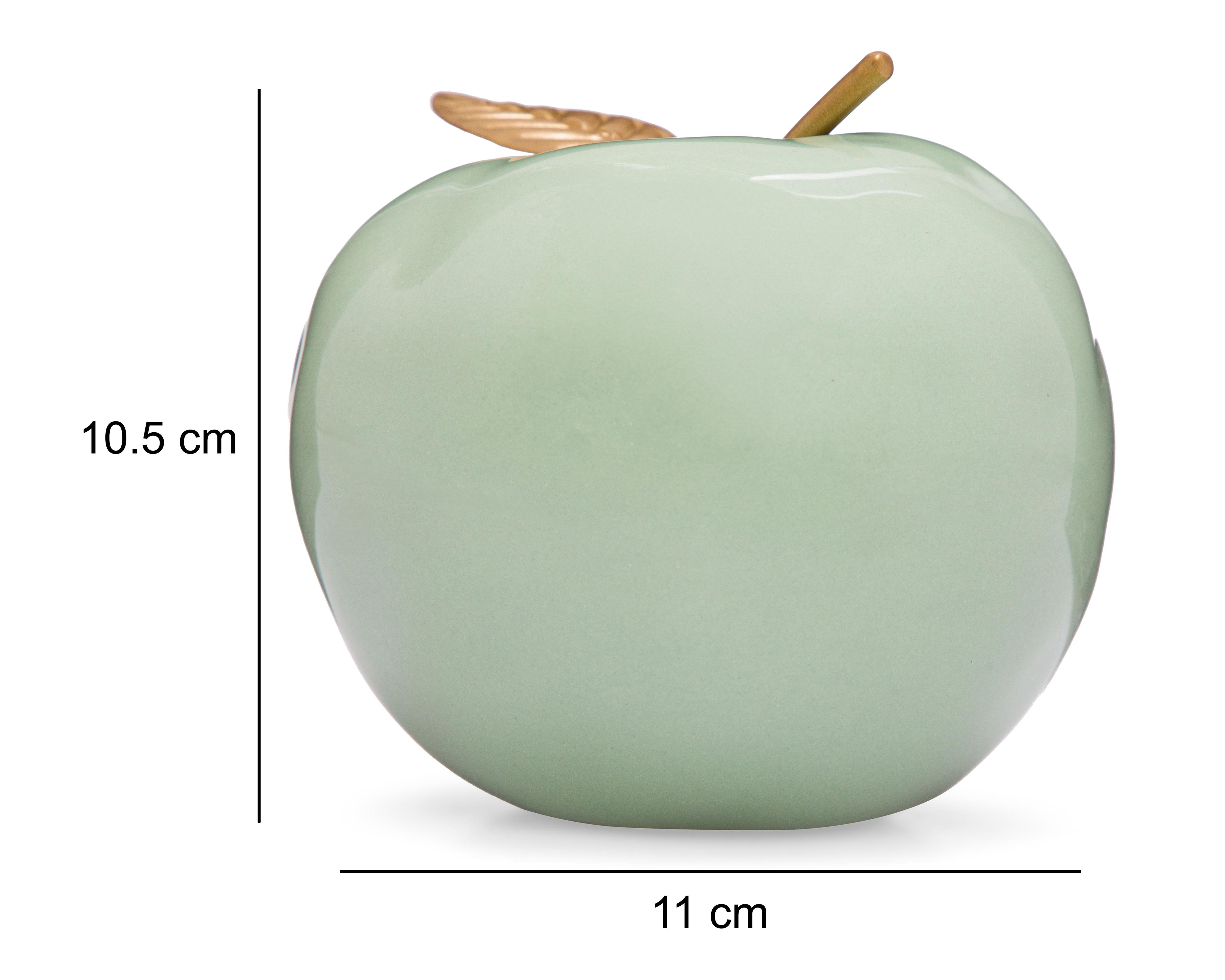 Foto 5 | Escultura de Manzana Apple Blue de Cerámica