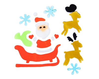 Foto 1 | Pegatinas Santa