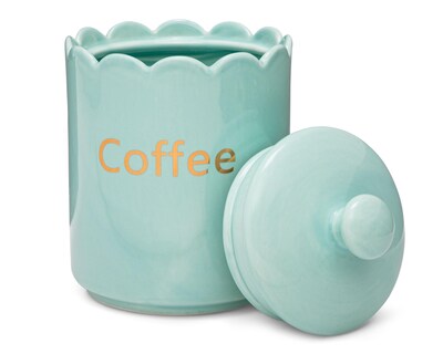 Foto 2 | Recipiente Decorativo Coffee Green de Cerámica
