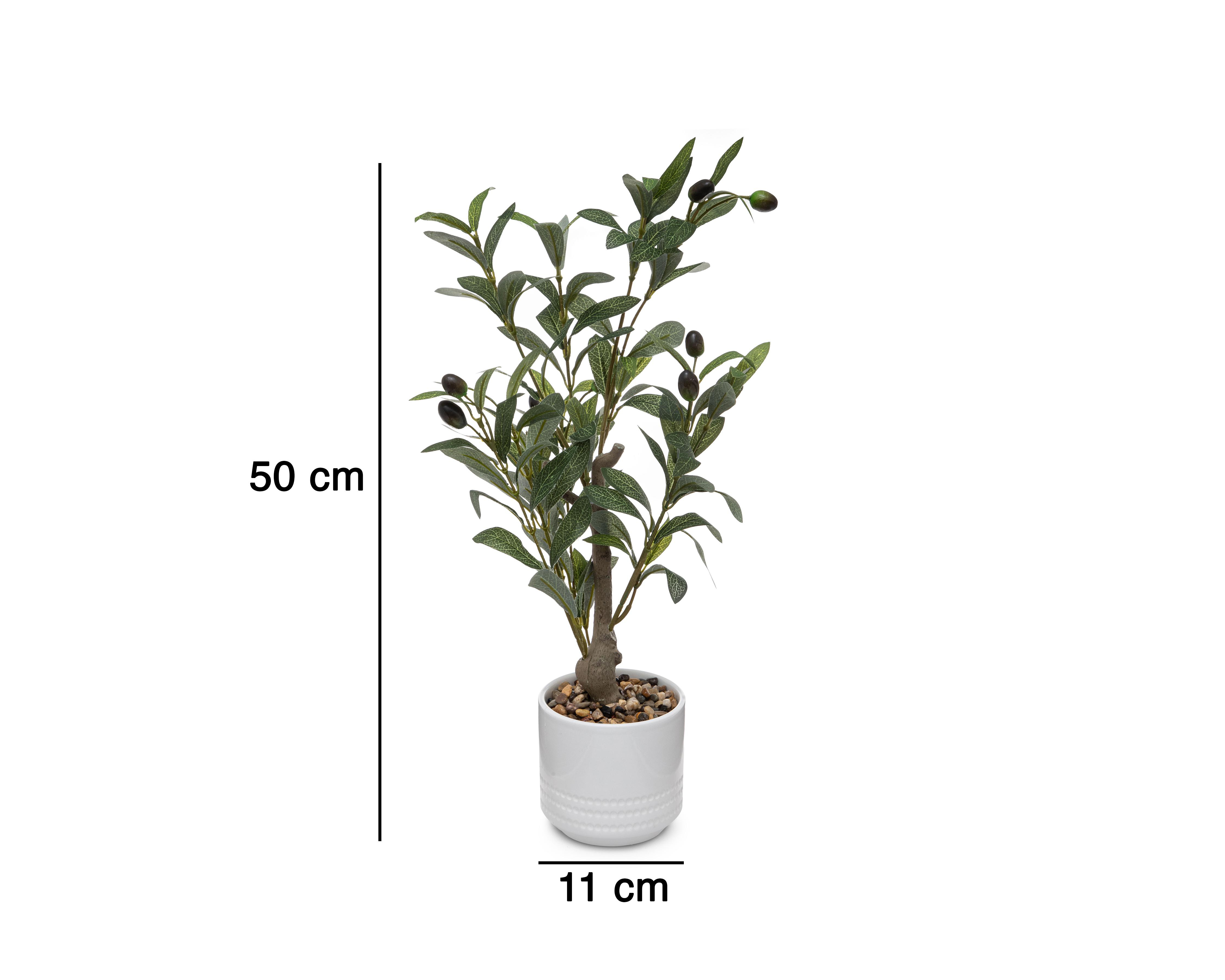 Foto 5 | Olivo Artificial con Maceta Starhaus 50 cm