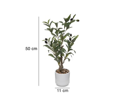 Foto 5 | Olivo Artificial con Maceta Starhaus 50 cm