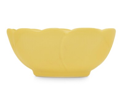 Foto 1 | Plato Decorativo de Cerámica Amarillo