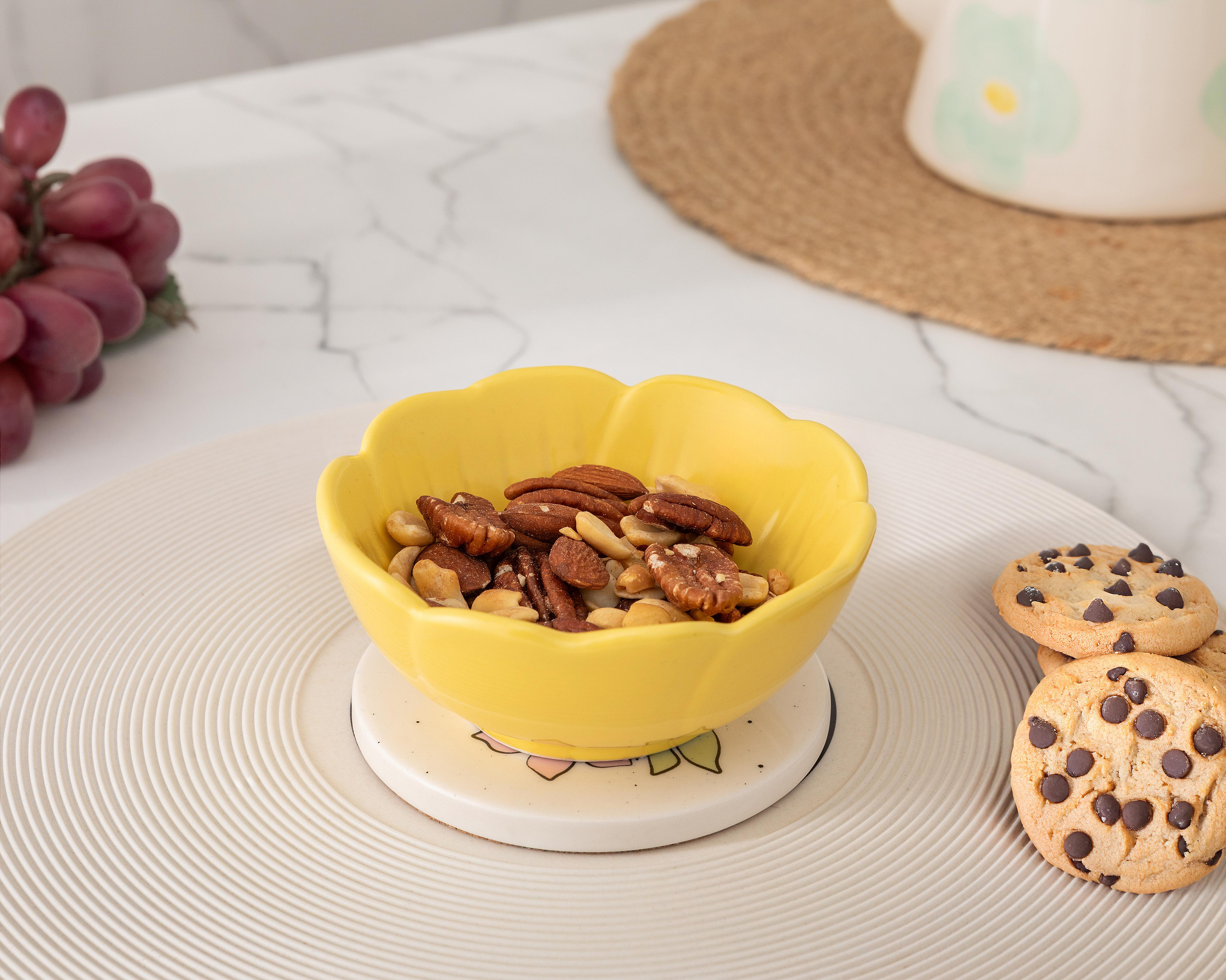 Foto 4 | Plato Decorativo de Cerámica Amarillo
