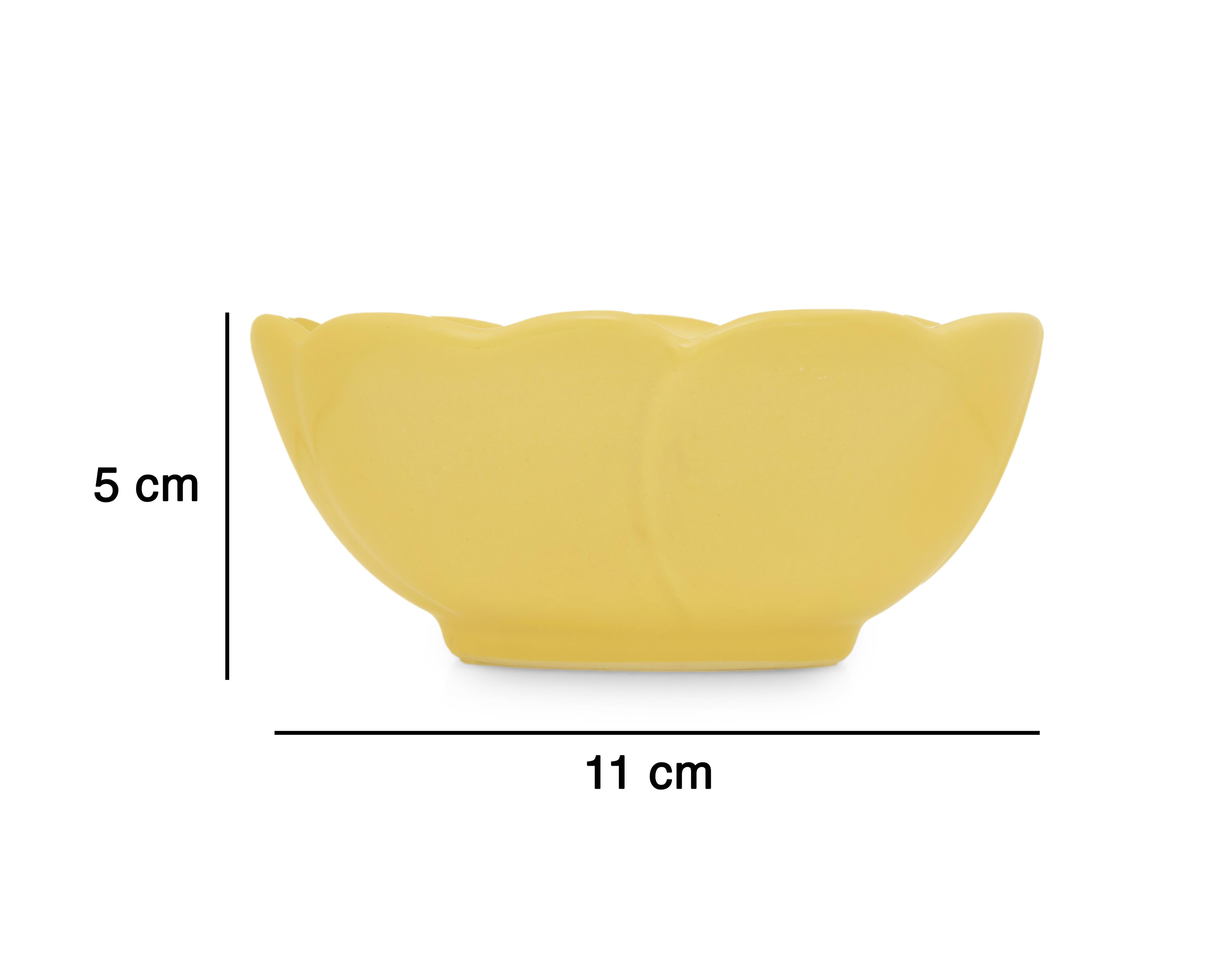 Foto 5 | Plato Decorativo de Cerámica Amarillo
