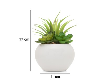 Foto 5 | Suculenta Artificial con Maceta Starhaus 17 cm
