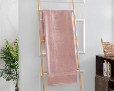 Foto 4 | Toalla de Medio Baño Starhaus Crepe Rosa
