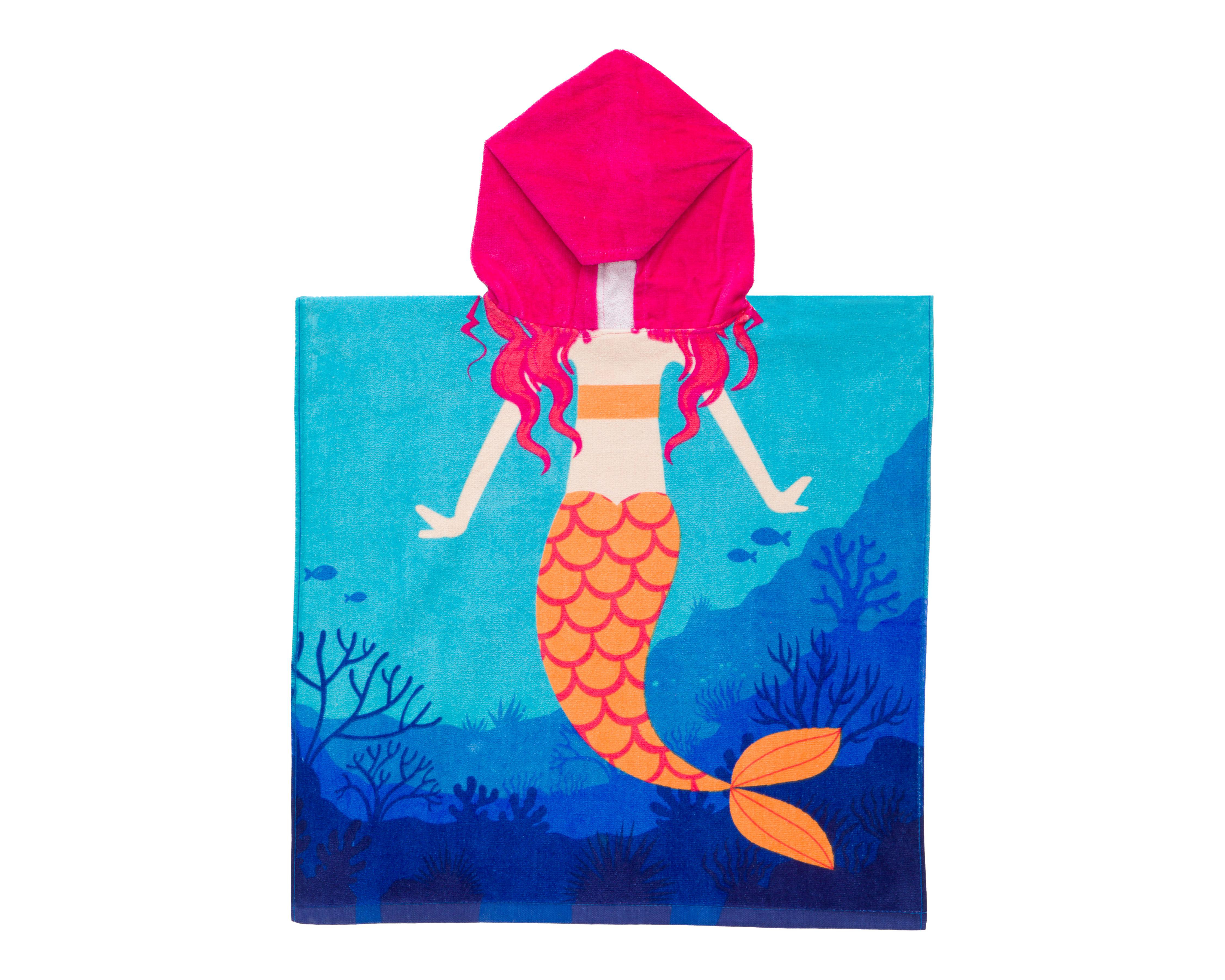 Foto 1 | Toalla con Capucha Marinita de Sirena