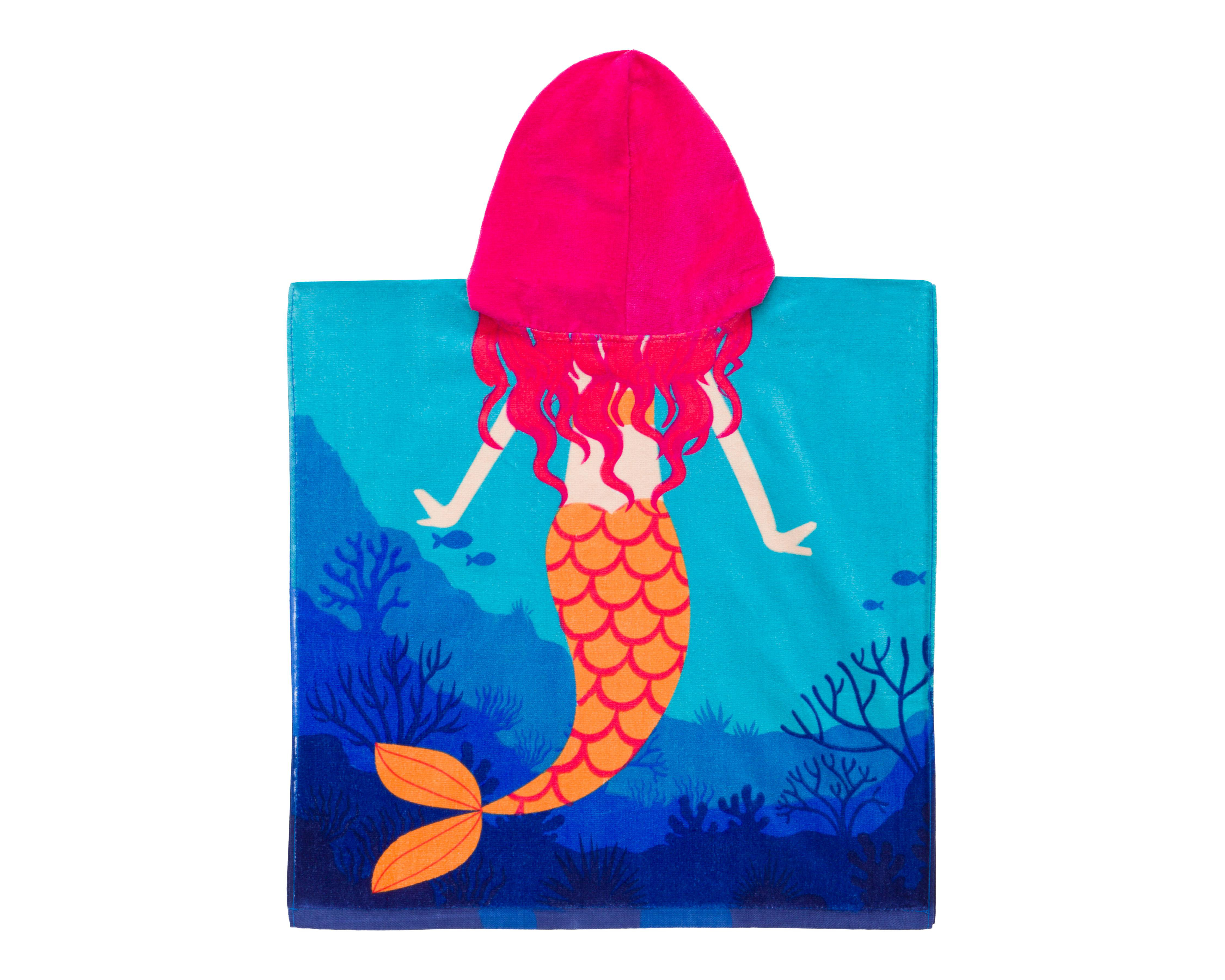 Foto 2 | Toalla con Capucha Marinita de Sirena