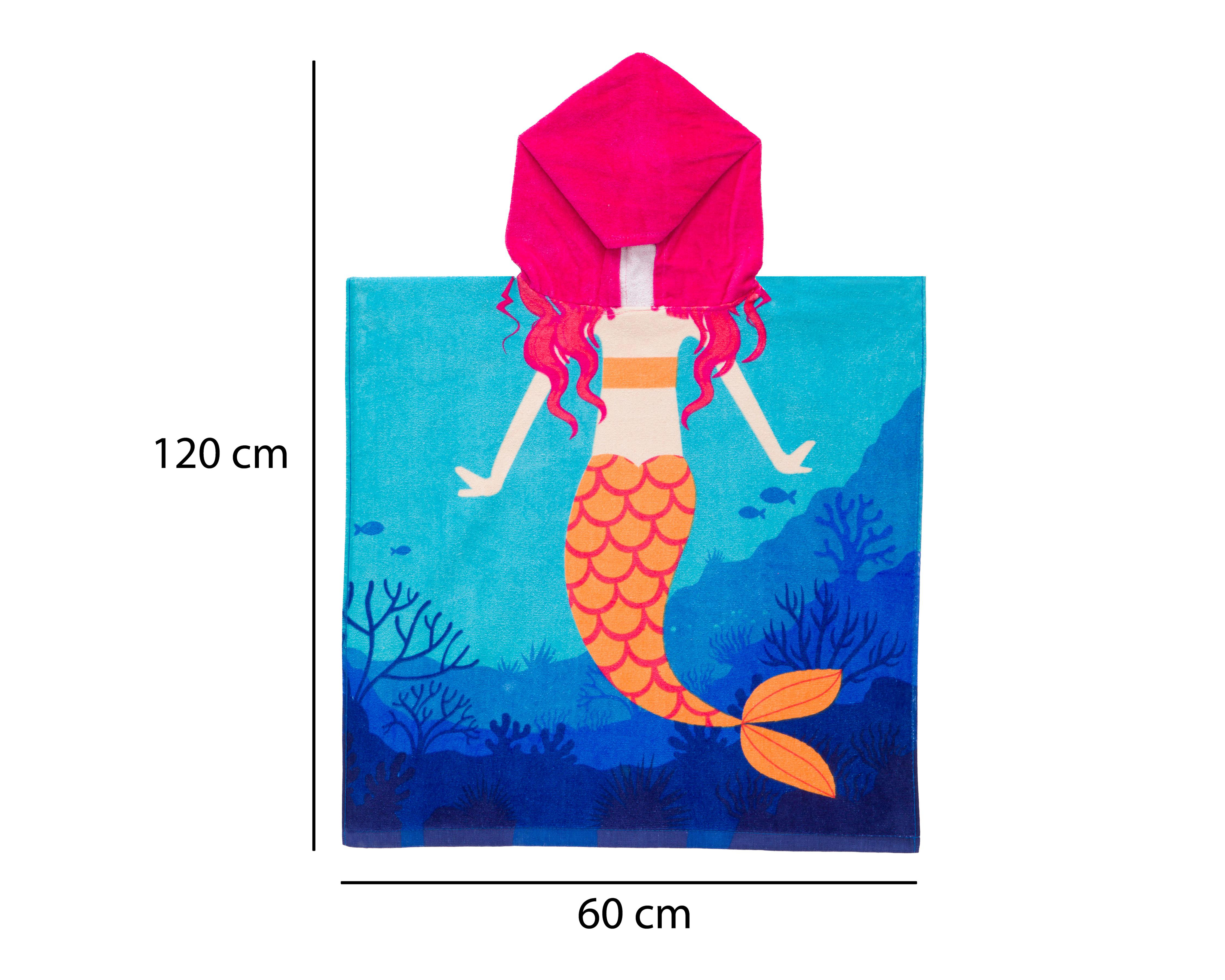 Foto 5 | Toalla con Capucha Marinita de Sirena