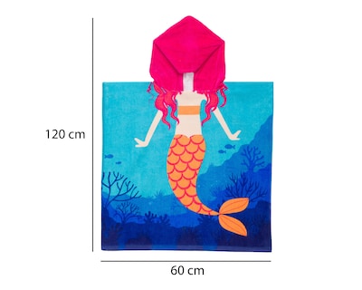 Foto 5 | Toalla con Capucha Marinita de Sirena