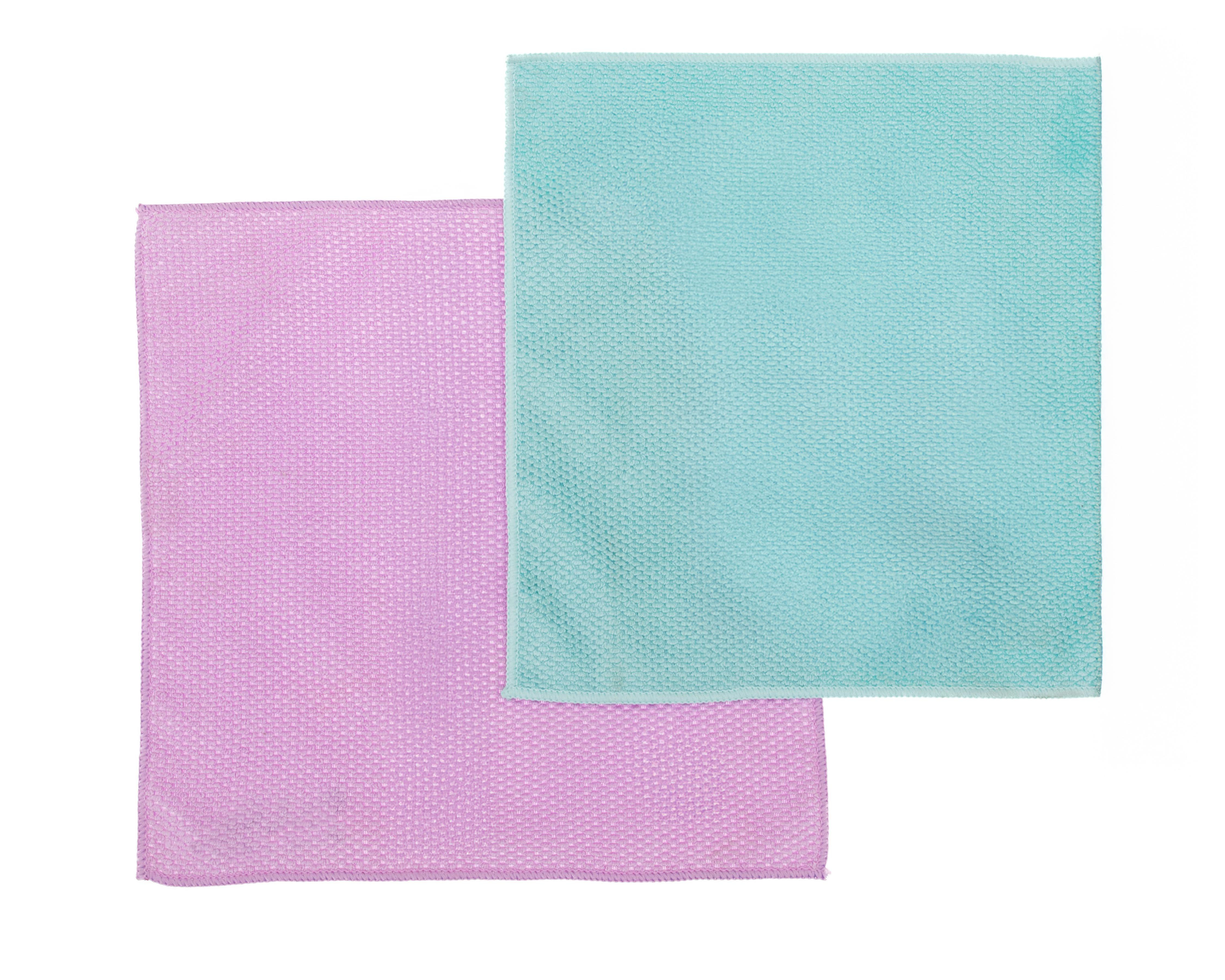 Foto 4 | Toalla de Cocina Lotus Lila y Azul 2 Piezas