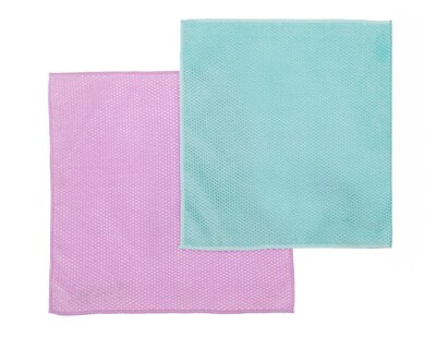 Foto 4 | Toalla de Cocina Lotus Lila y Azul 2 Piezas