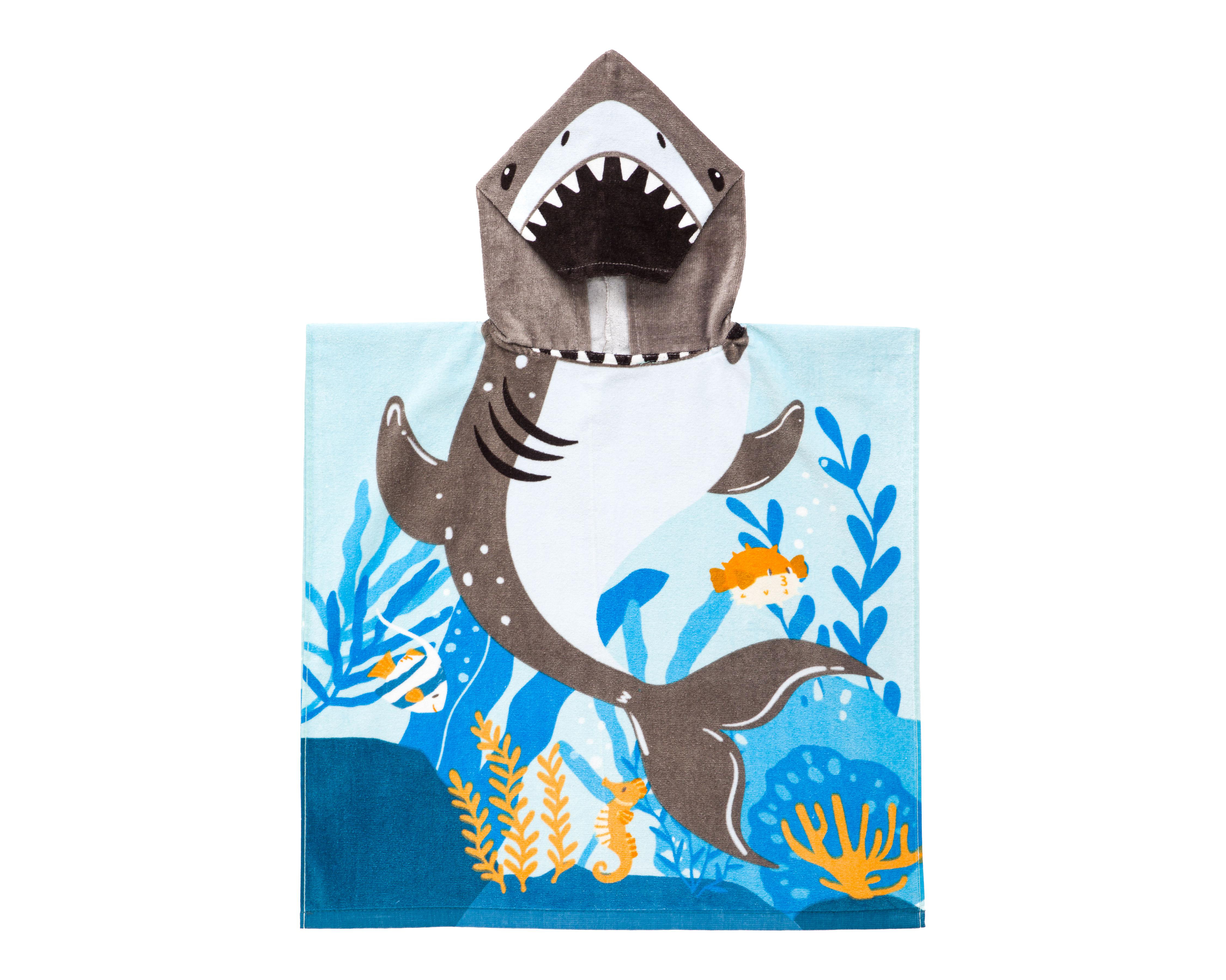 Foto 1 | Toalla con Capucha Starhaus Sharky Multicolor
