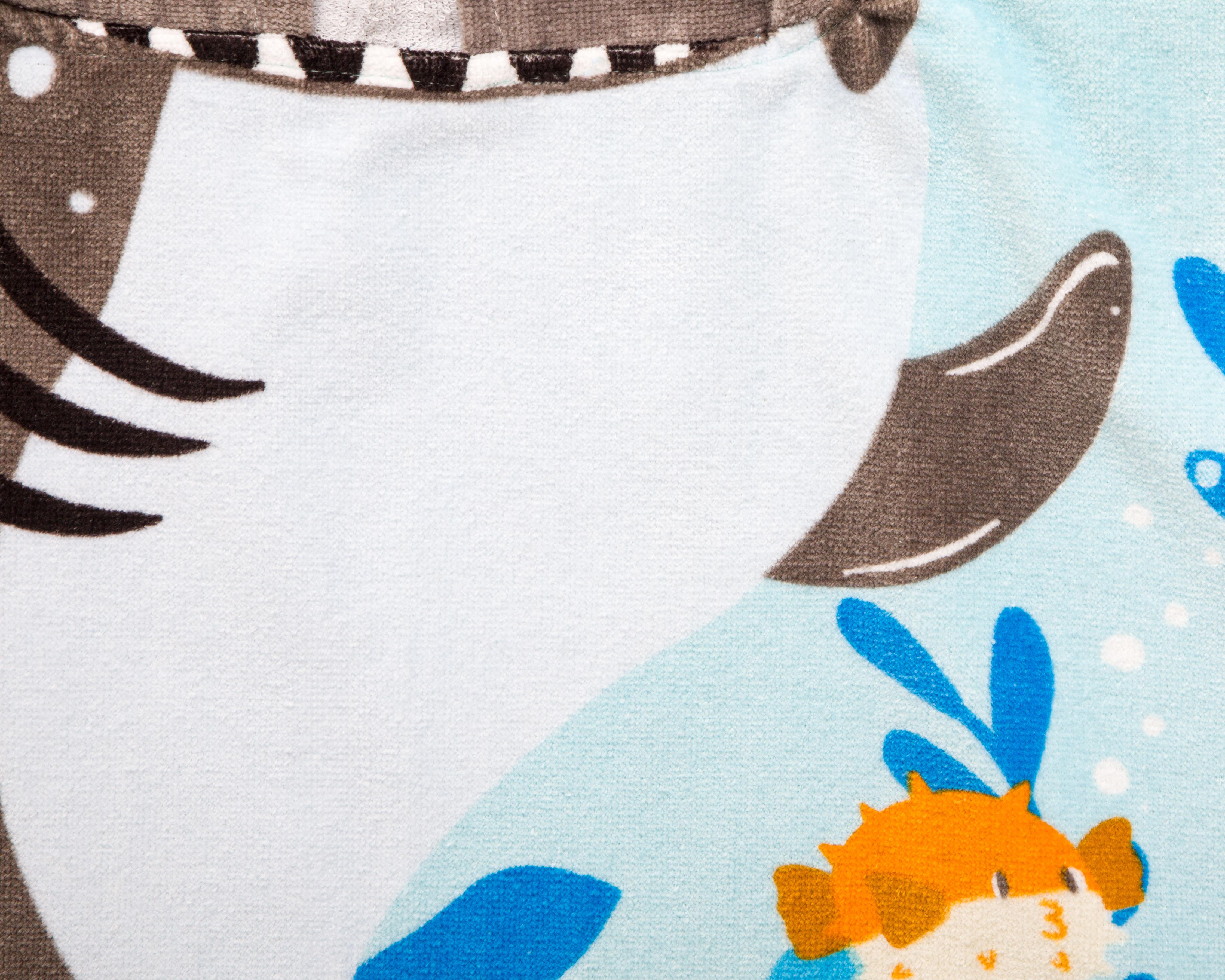 Foto 4 pulgar | Toalla con Capucha Starhaus Sharky Multicolor