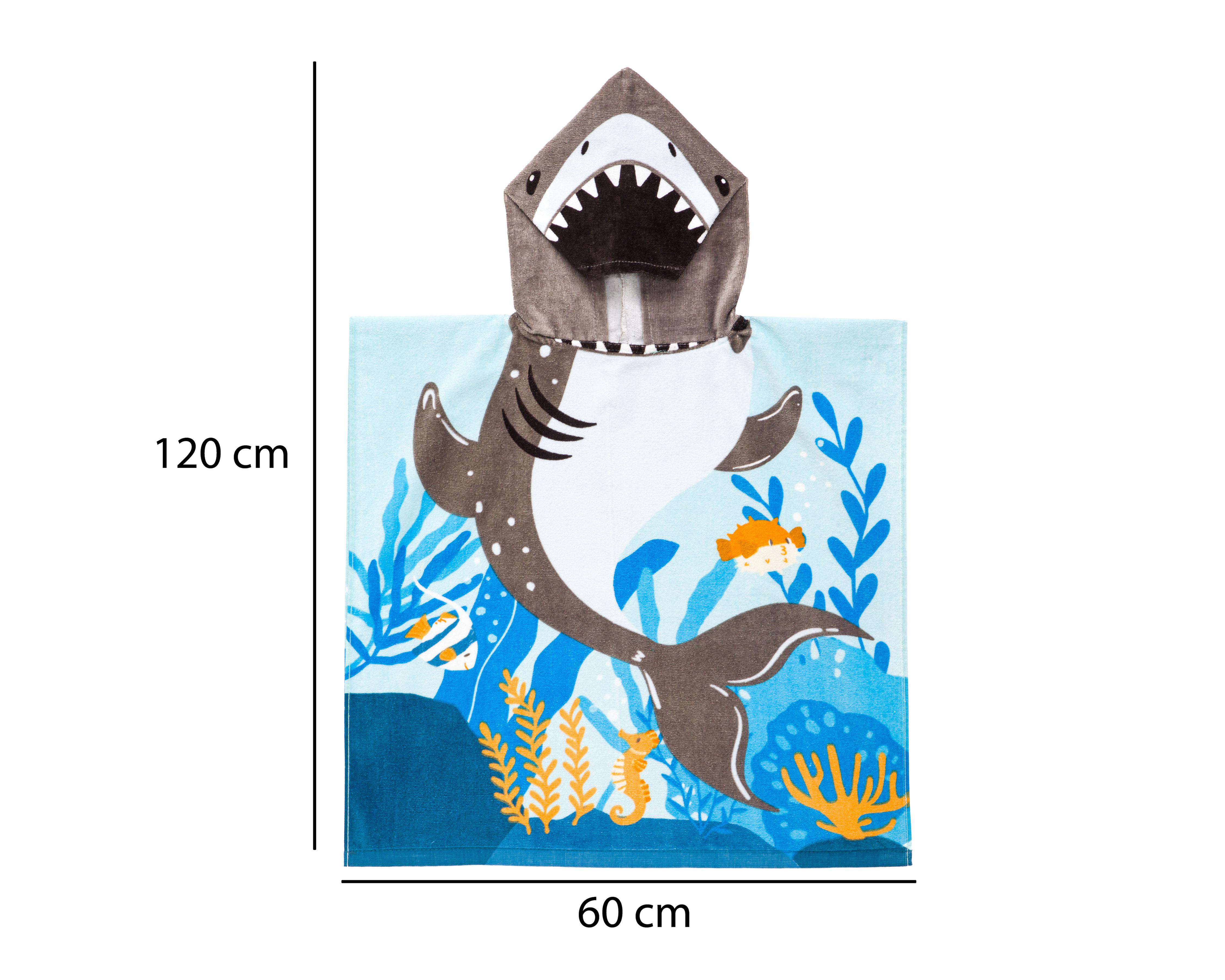 Foto 5 | Toalla con Capucha Starhaus Sharky Multicolor