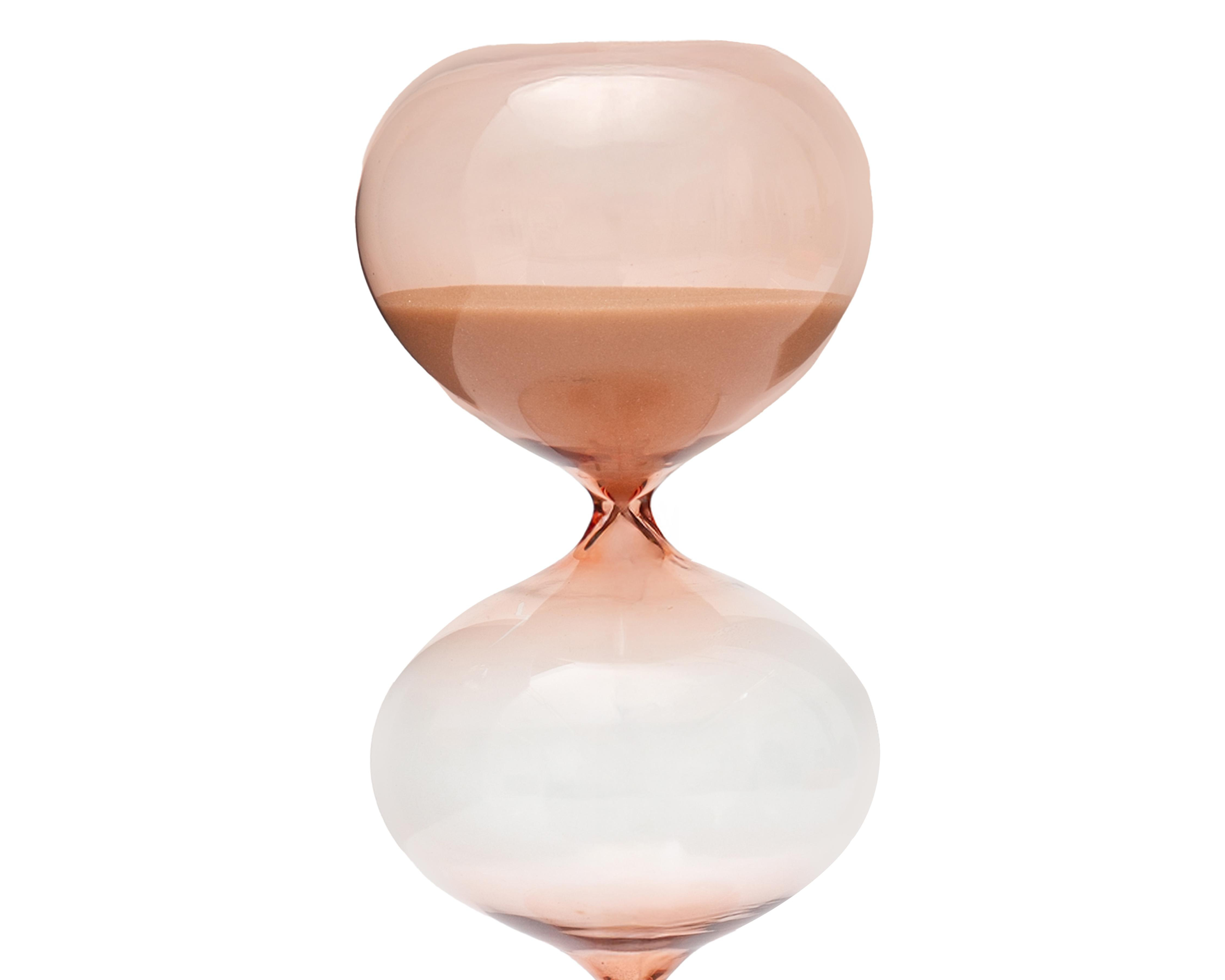Foto 4 pulgar | Escultura Reloj de Arena Mont de Vidrio