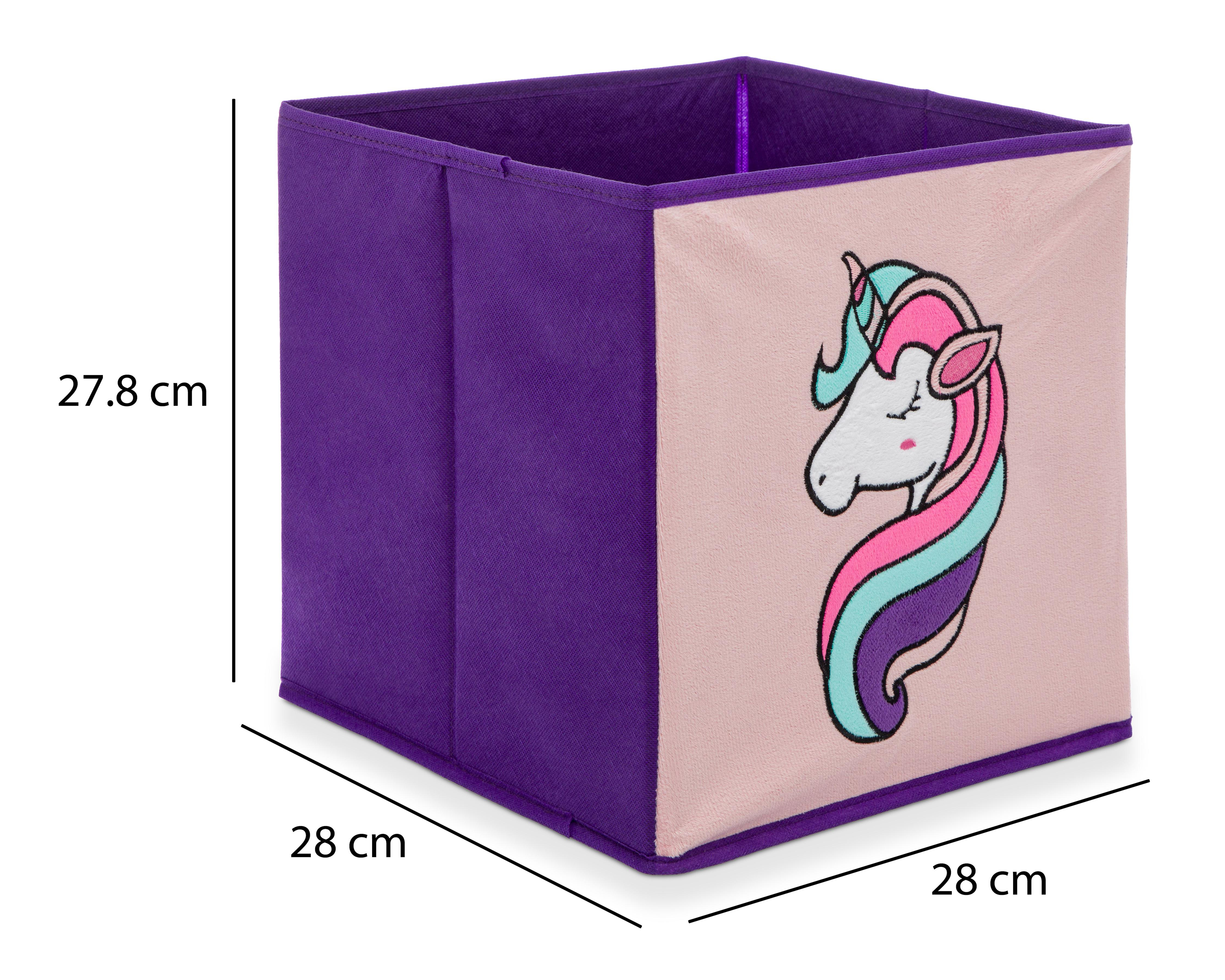 Foto 8 pulgar | Caja de Almacenamiento de Tela Starhaus Unicornio