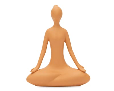 Foto 1 | Escultura de Mujer Yogi de Resina