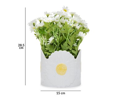Foto 5 | Margarita Artificial con Maceta Starhaus 28.5 cm
