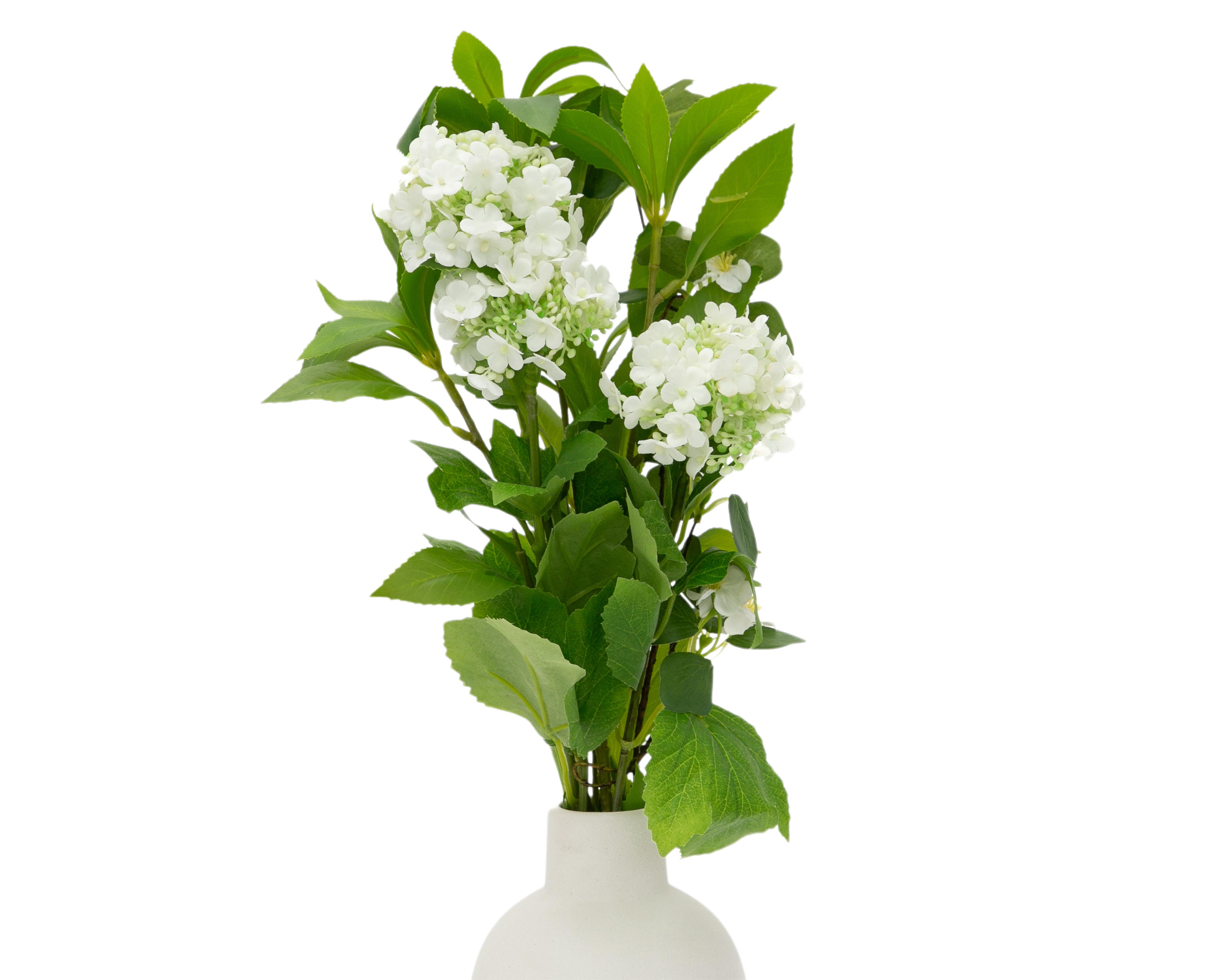 Foto 4 pulgar | Hortensia Artificial con Florero Starhaus 46 cm