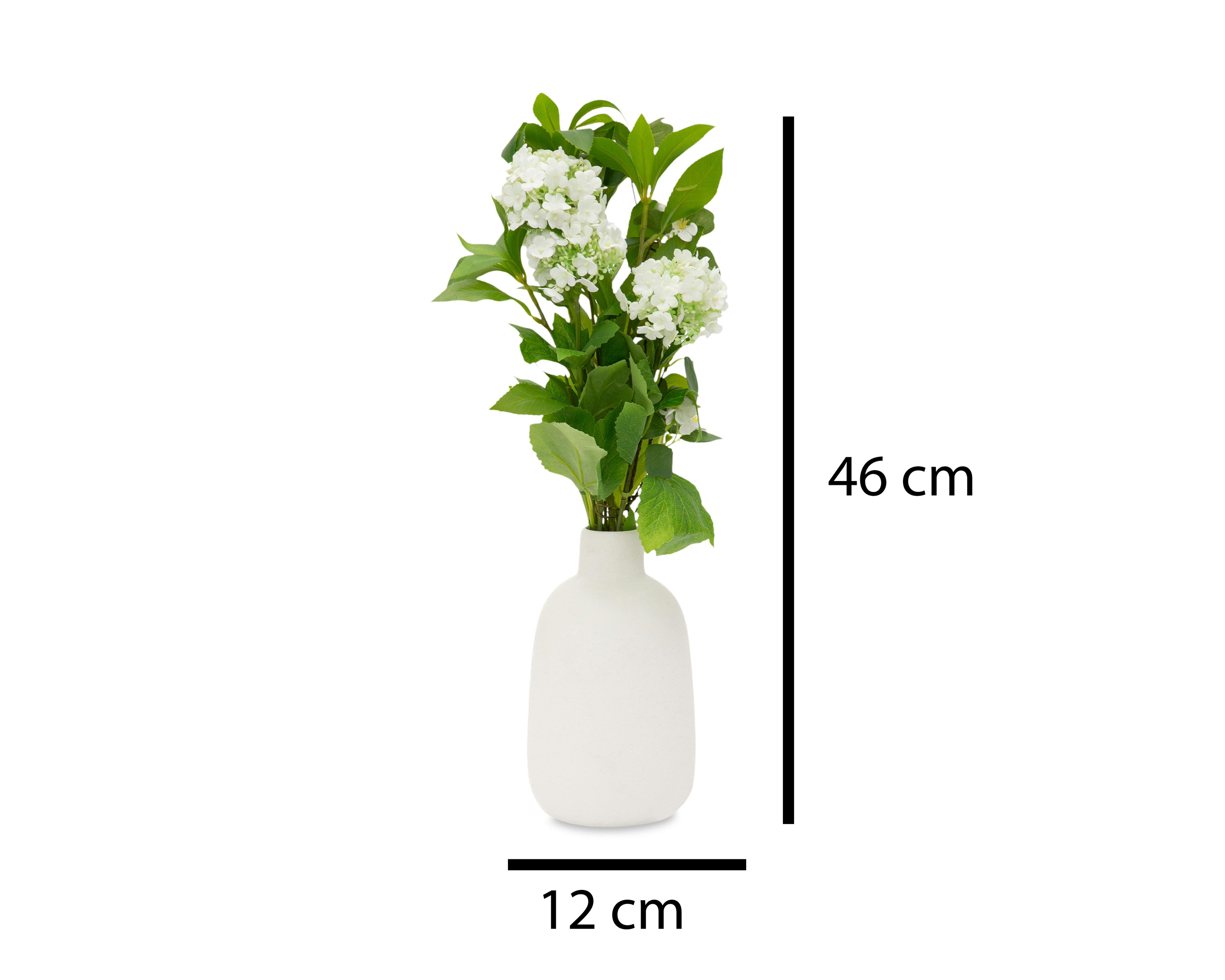 Foto 6 pulgar | Hortensia Artificial con Florero Starhaus 46 cm