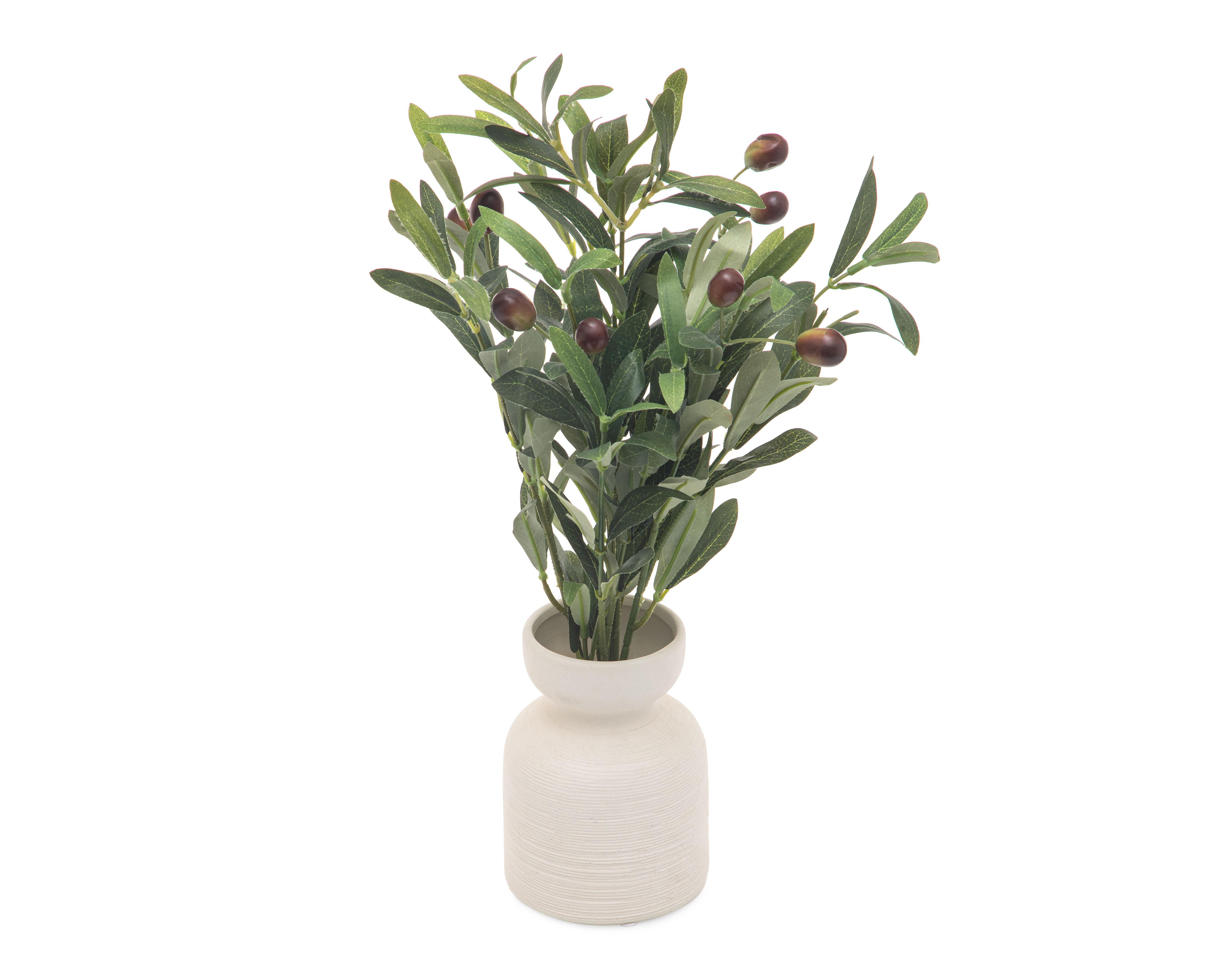 Foto 3 pulgar | Planta Artificial con Florero Starhaus 42.5 cm