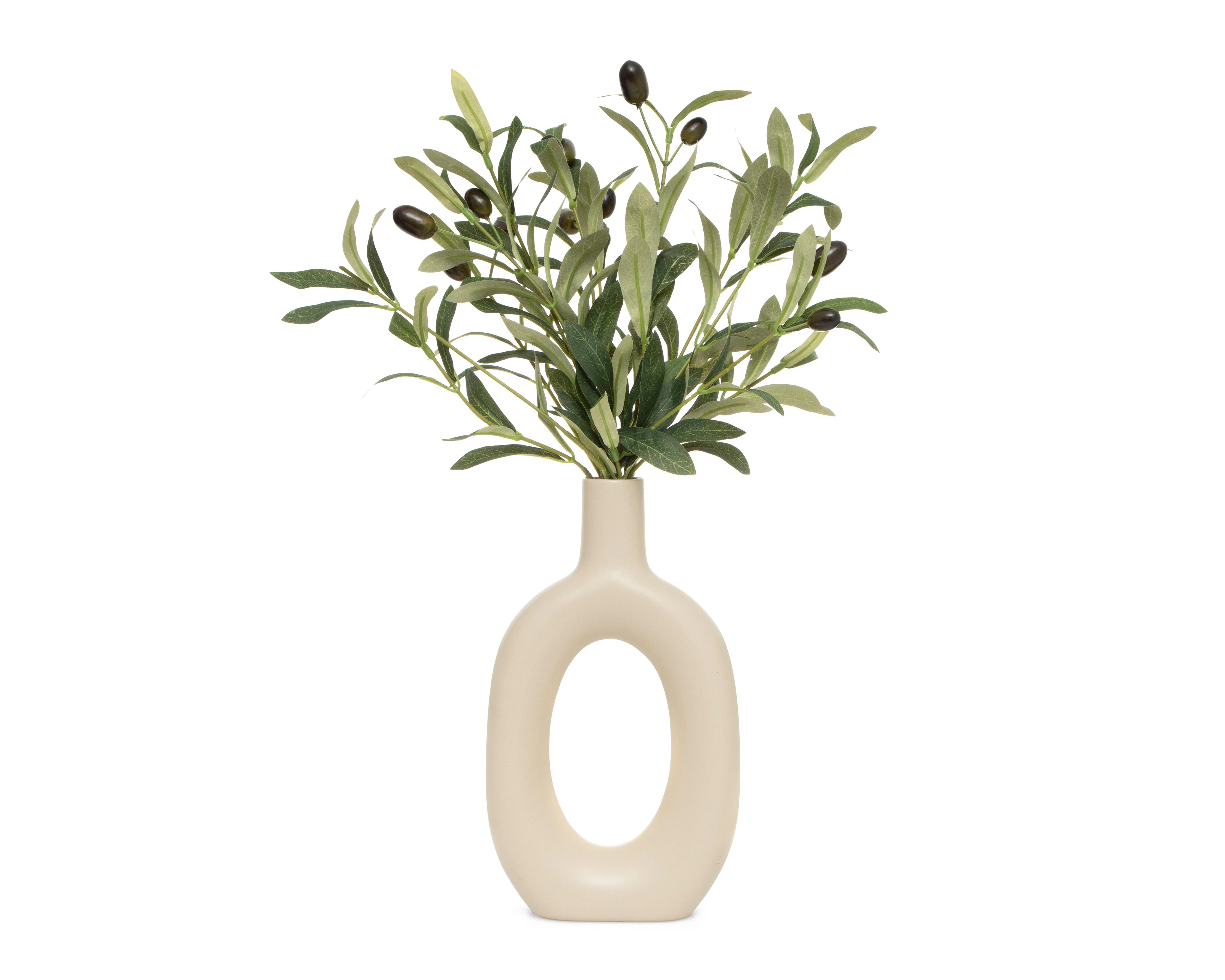 Foto 2 pulgar | Olivo Artificial con Florero Starhaus 46 cm