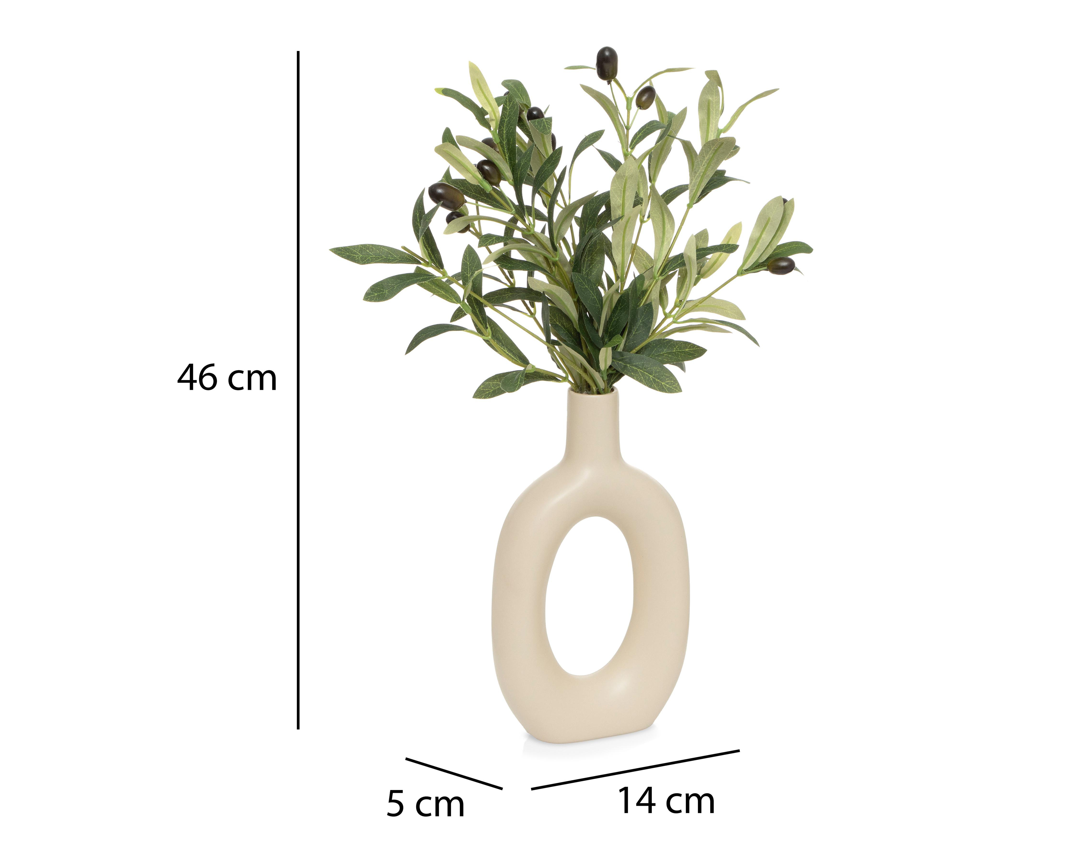 Foto 5 pulgar | Olivo Artificial con Florero Starhaus 46 cm